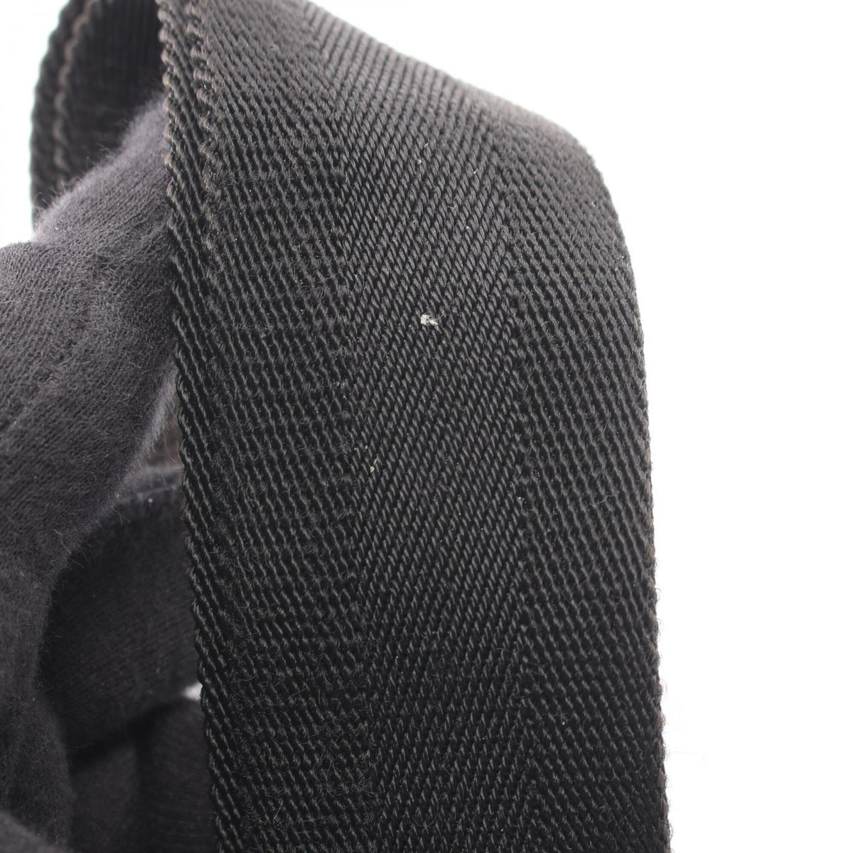 Gucci Black Canvas Leather Handbag Shoulder Bag (Pre-Owned)