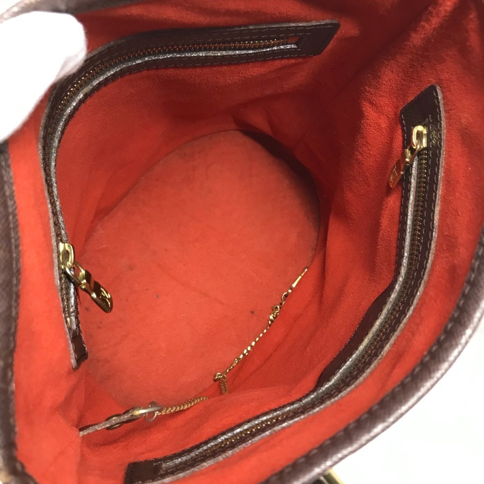 Louis Vuitton Brown Damier Canvas Ebene Galle Damier Graphite Pouch Shoulder Bag Tote Bag (Pre-Owned)