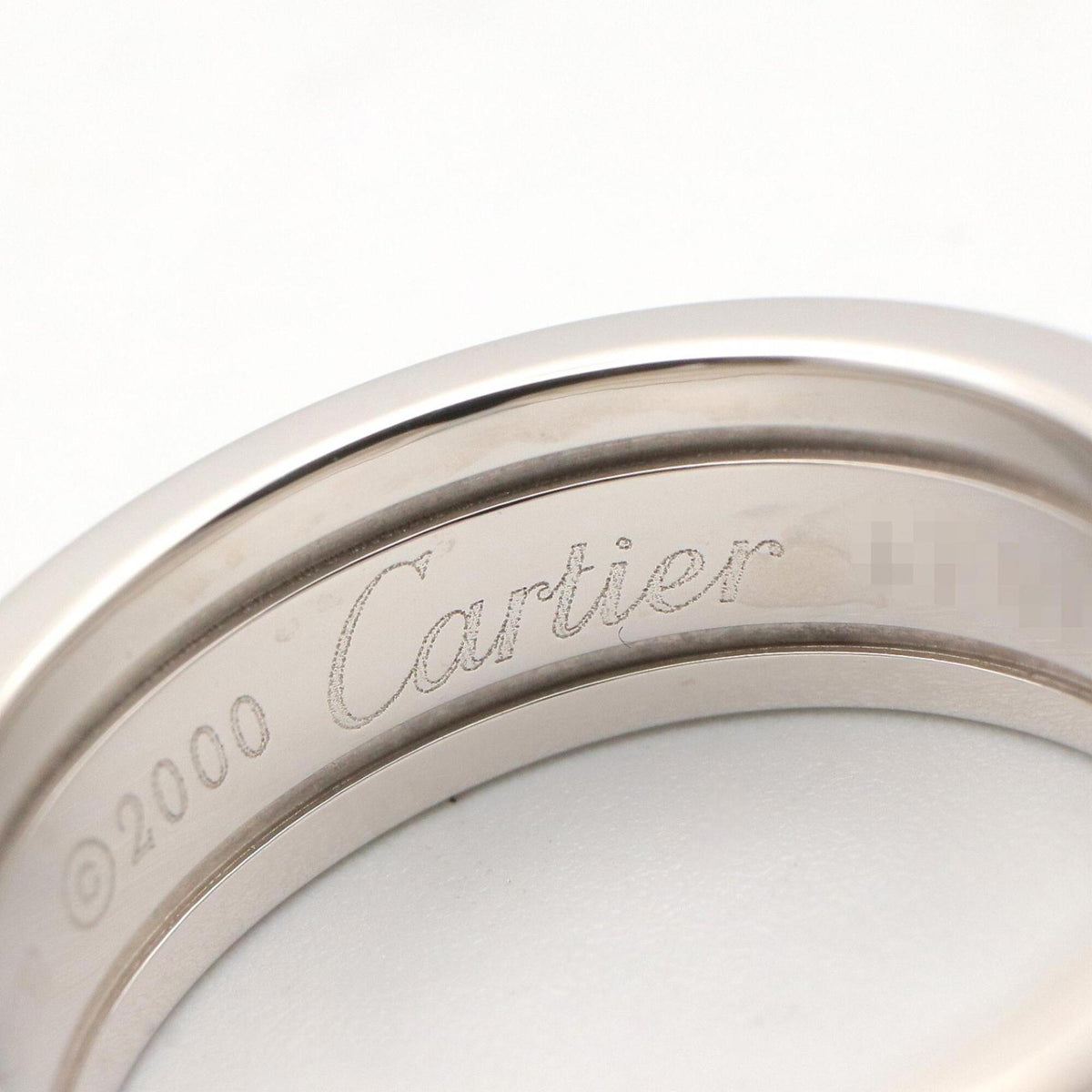 Cartier Silver White Gold (18K) Band Ring (Pre-Owned)