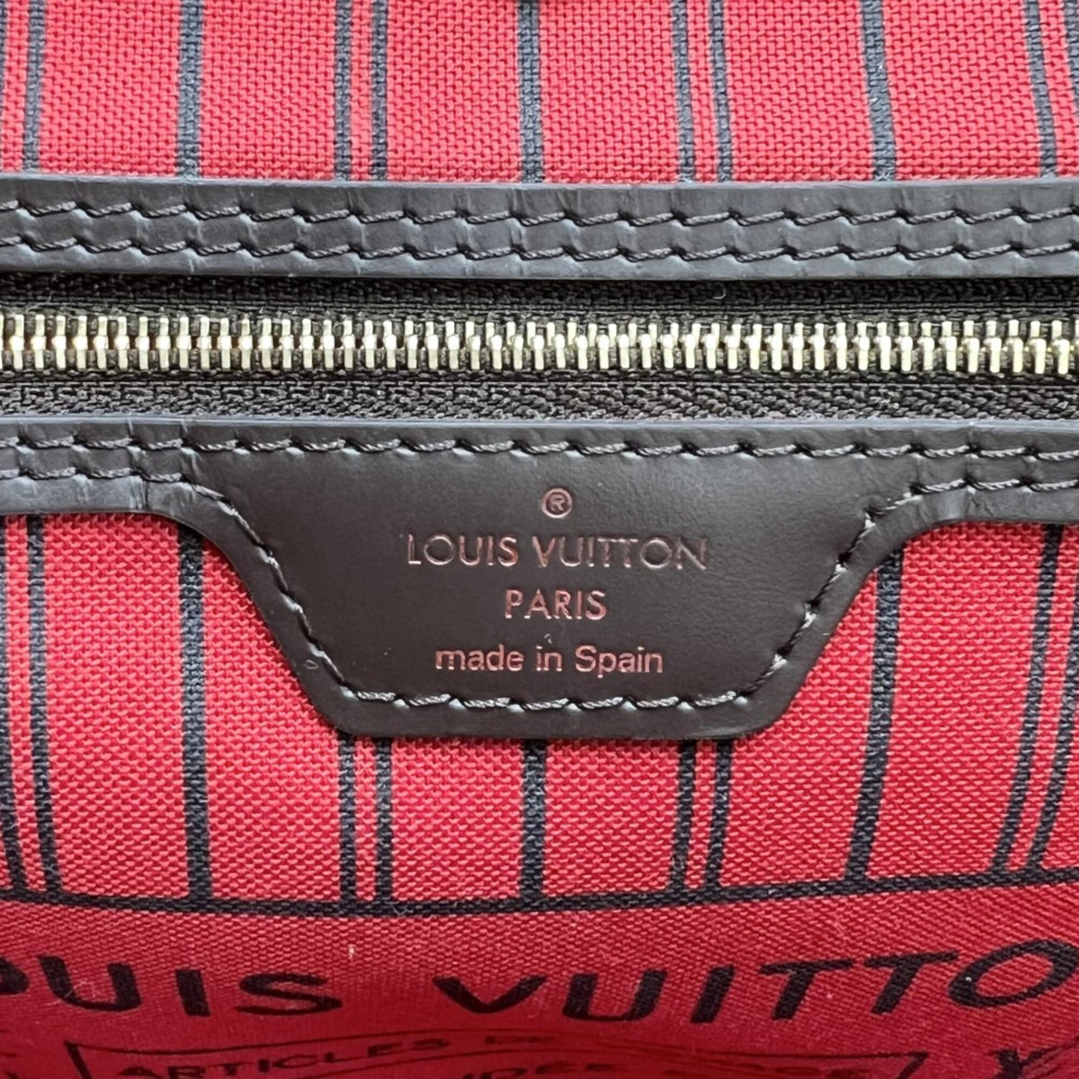 Louis Vuitton Brown Damier Canvas Damier Canvas Handbag Tote Bag (Pre-Owned)