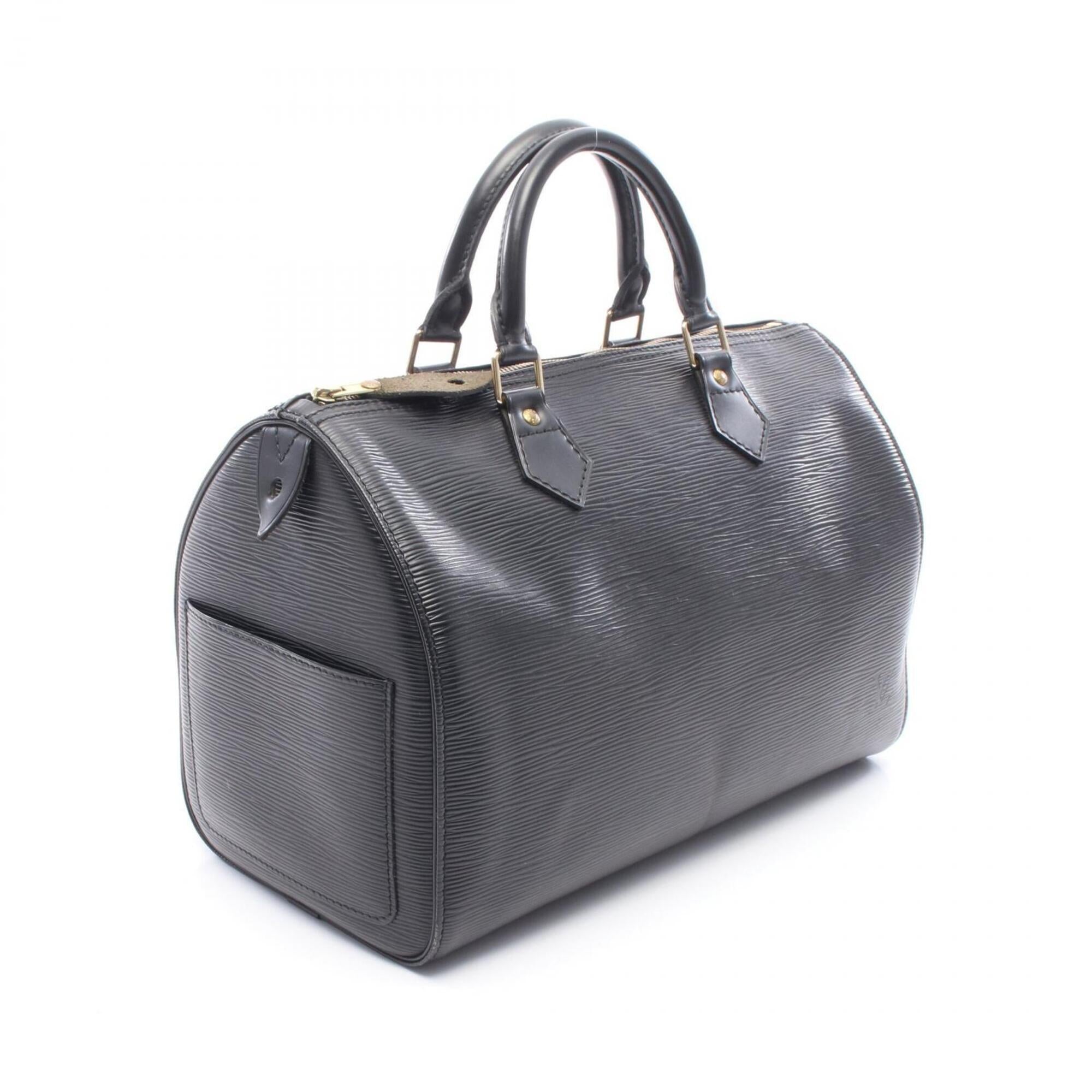 Louis Vuitton Black Noir Epi Leather Handbag (Pre-Owned)