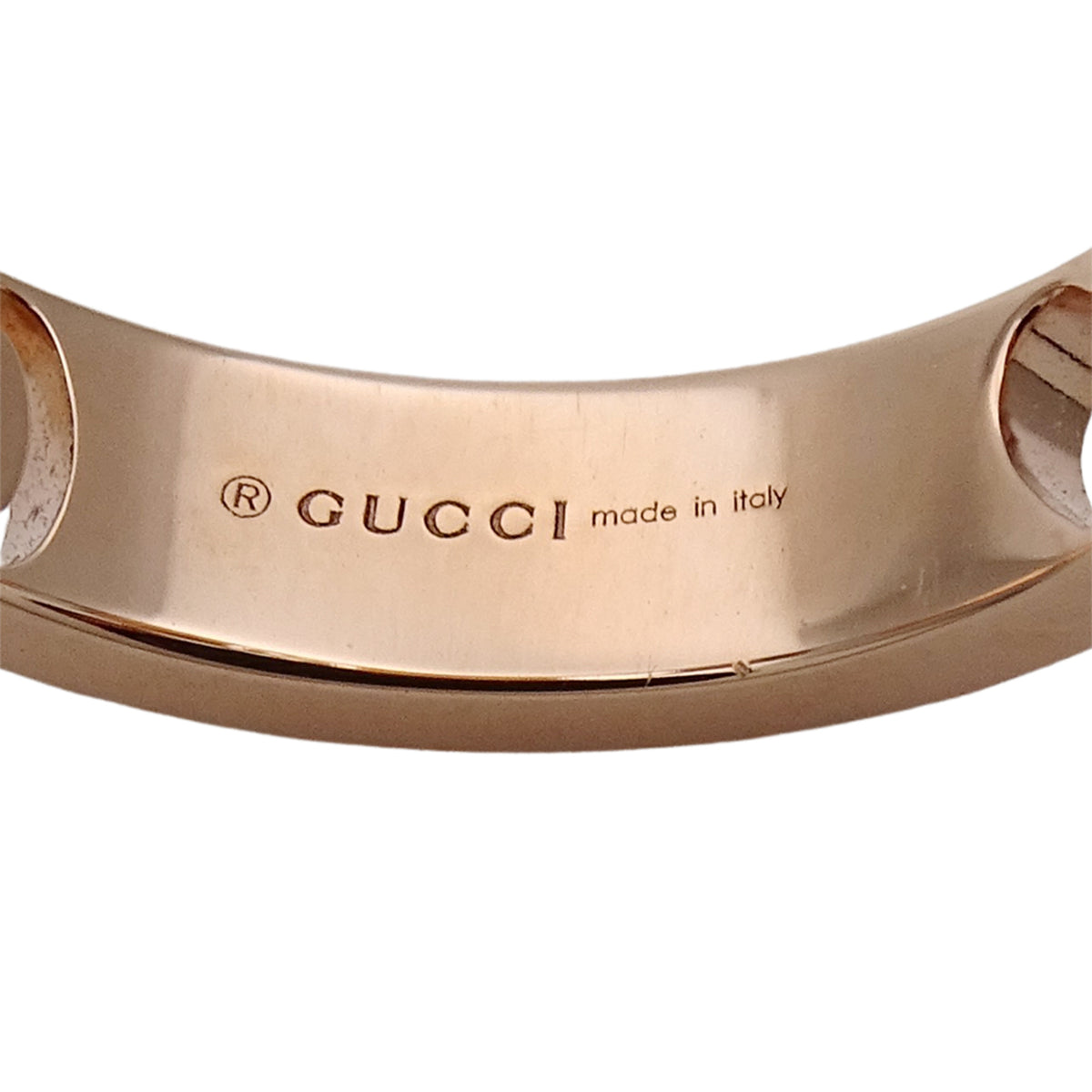 Gucci Pink Gold Pink Gold (18K) Band Ring (Pre-Owned)