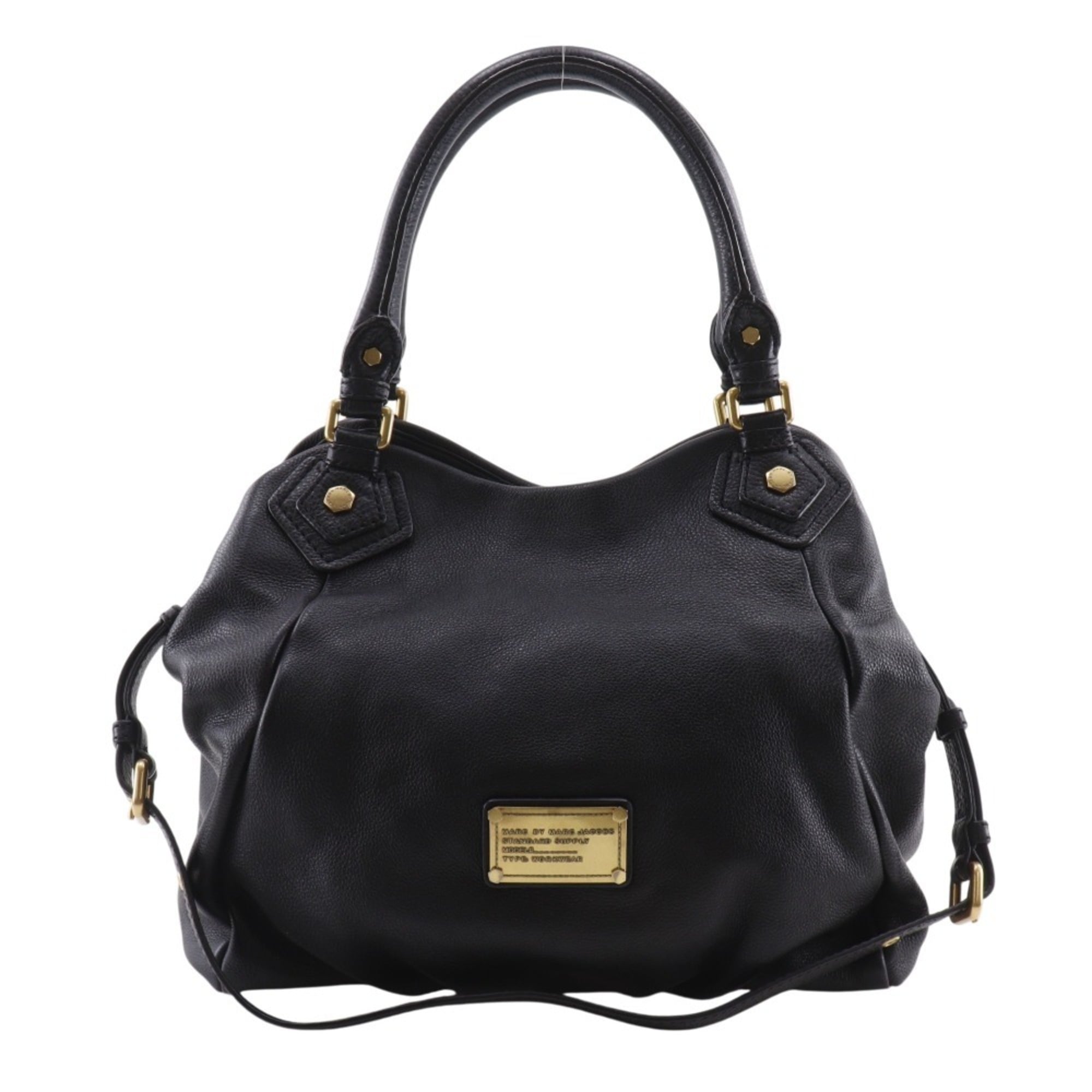 Marc By Marc Jacobs Black Leather Tote Bag (Pre-Owned)