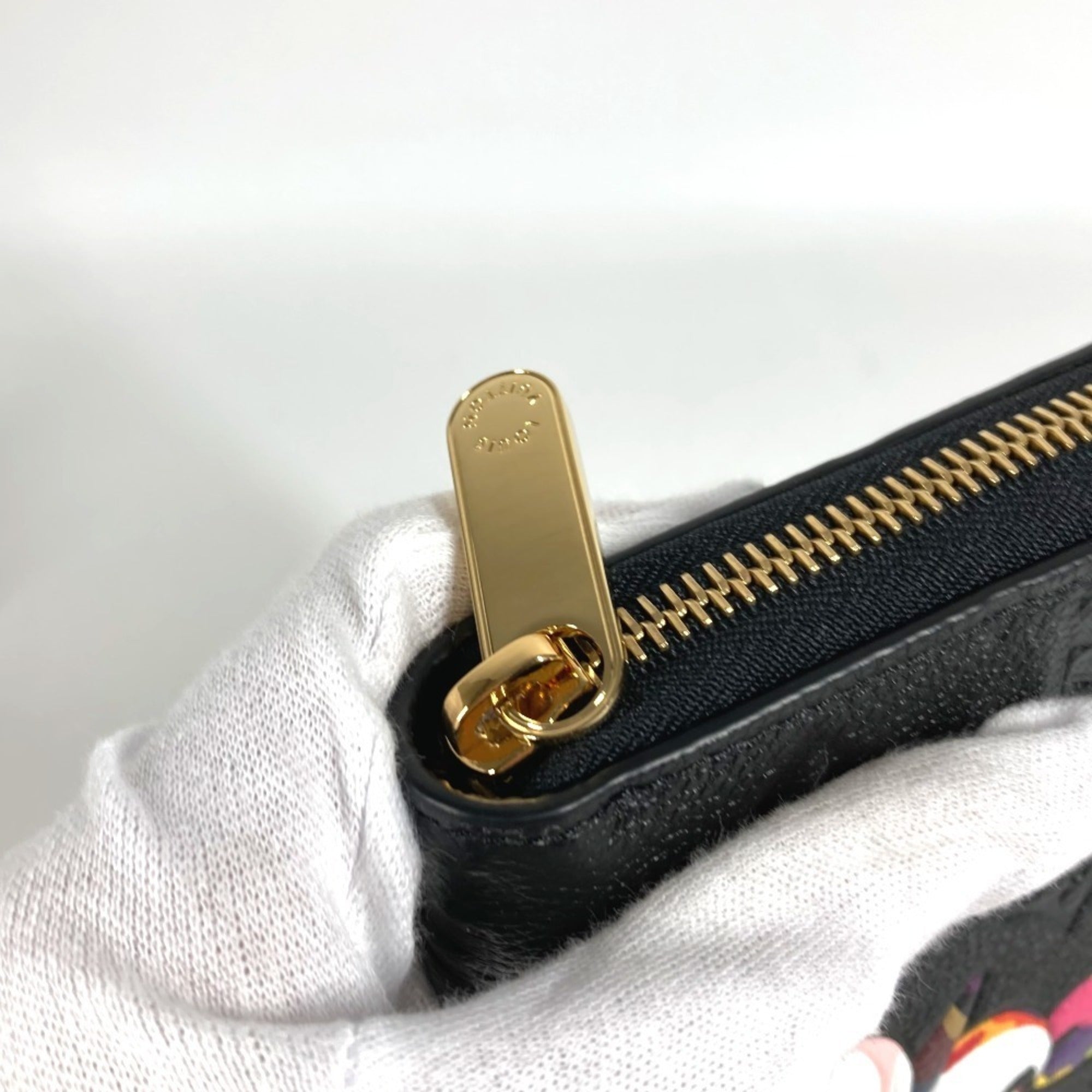 Louis Vuitton Black Multi-Color Monogram Empreinte Long Wallet (Bi-Fold) (Pre-Owned)