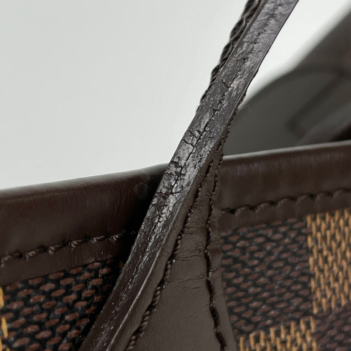 Louis Vuitton Damier Brown Damier Canvas Tote Bag (Pre-Owned)
