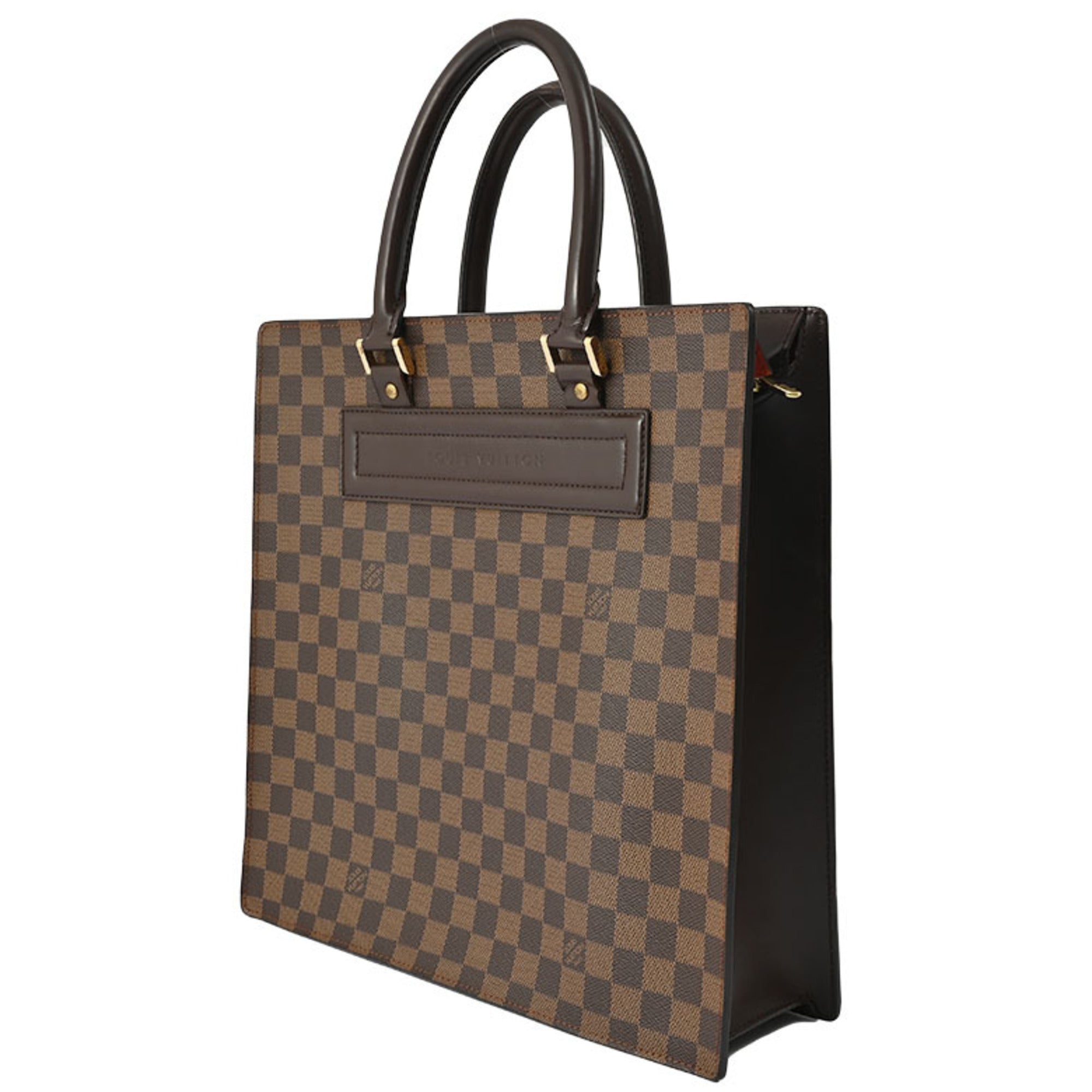 Louis Vuitton Damier Canvas Ebene Or Canvas Damier Canvas Handbag Tote Bag (Pre-Owned)