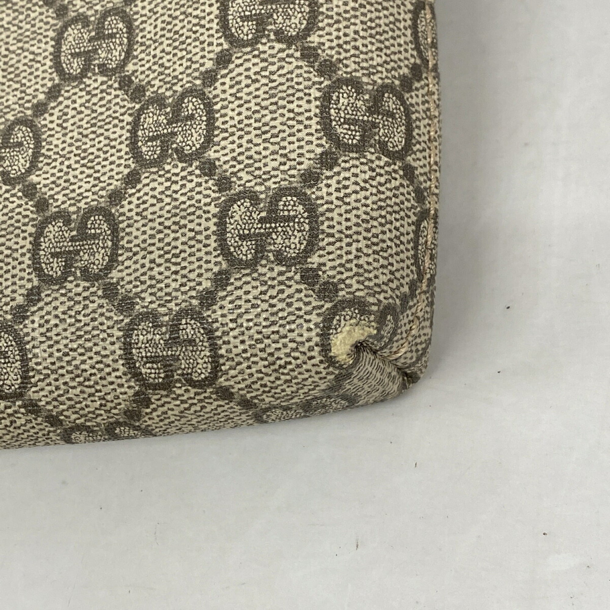 Gucci Brown Pvc Shoulder Bag (Pre-Owned)