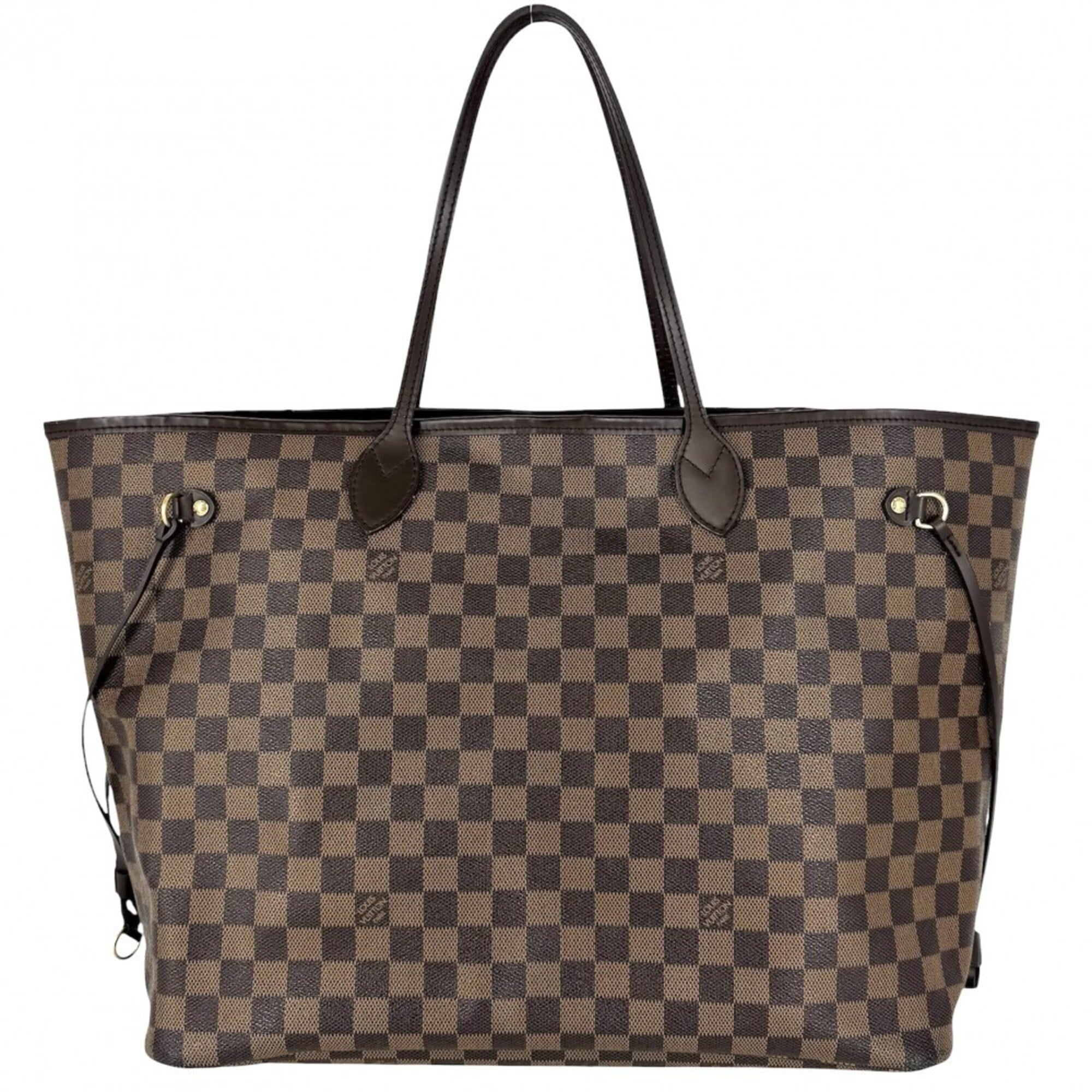 Louis Vuitton Brown Damier Canvas Handbag Tote Bag (Pre-Owned)