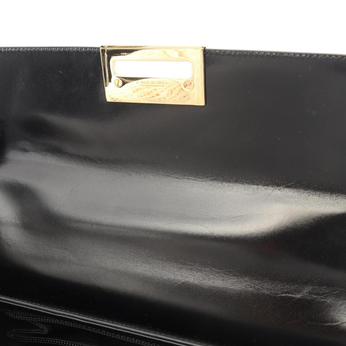 Salvatore Ferragamo Black Leather Handbag (Pre-Owned)