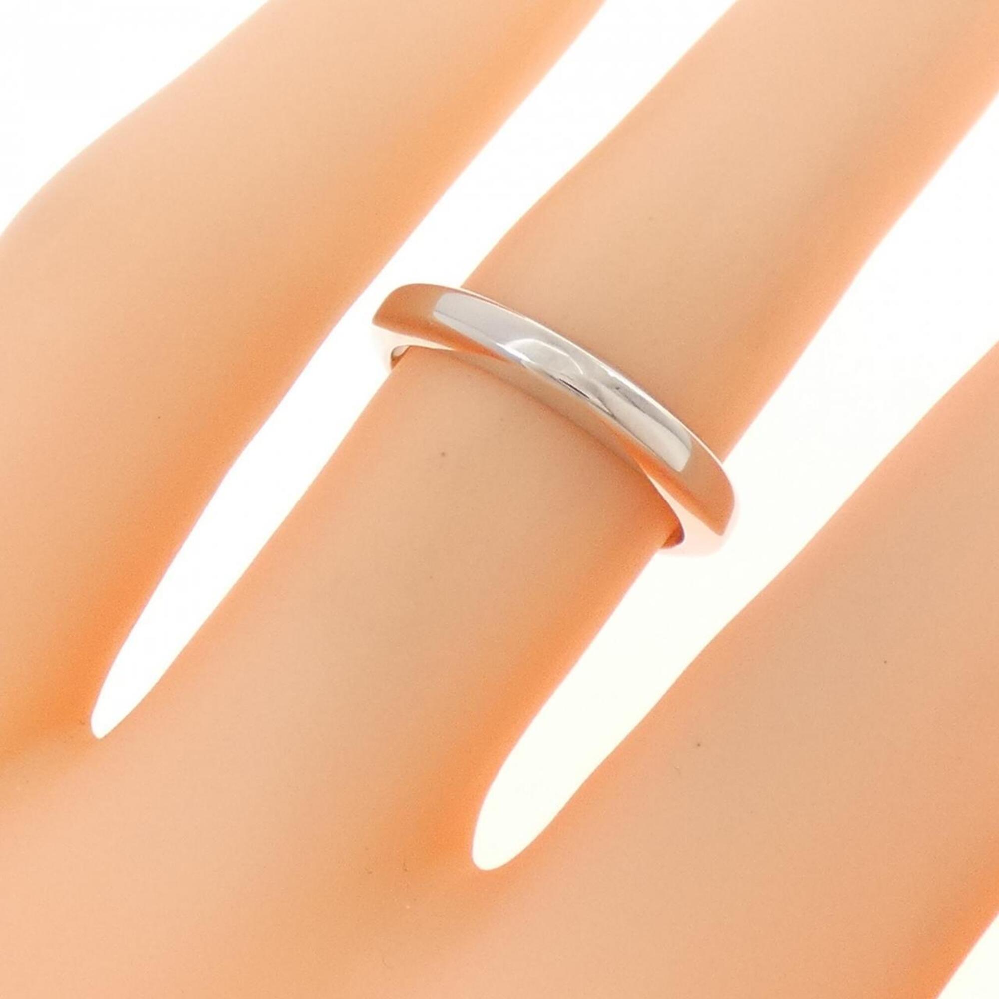 Cartier Platinum Platinum 950 Band Ring (Pre-Owned)