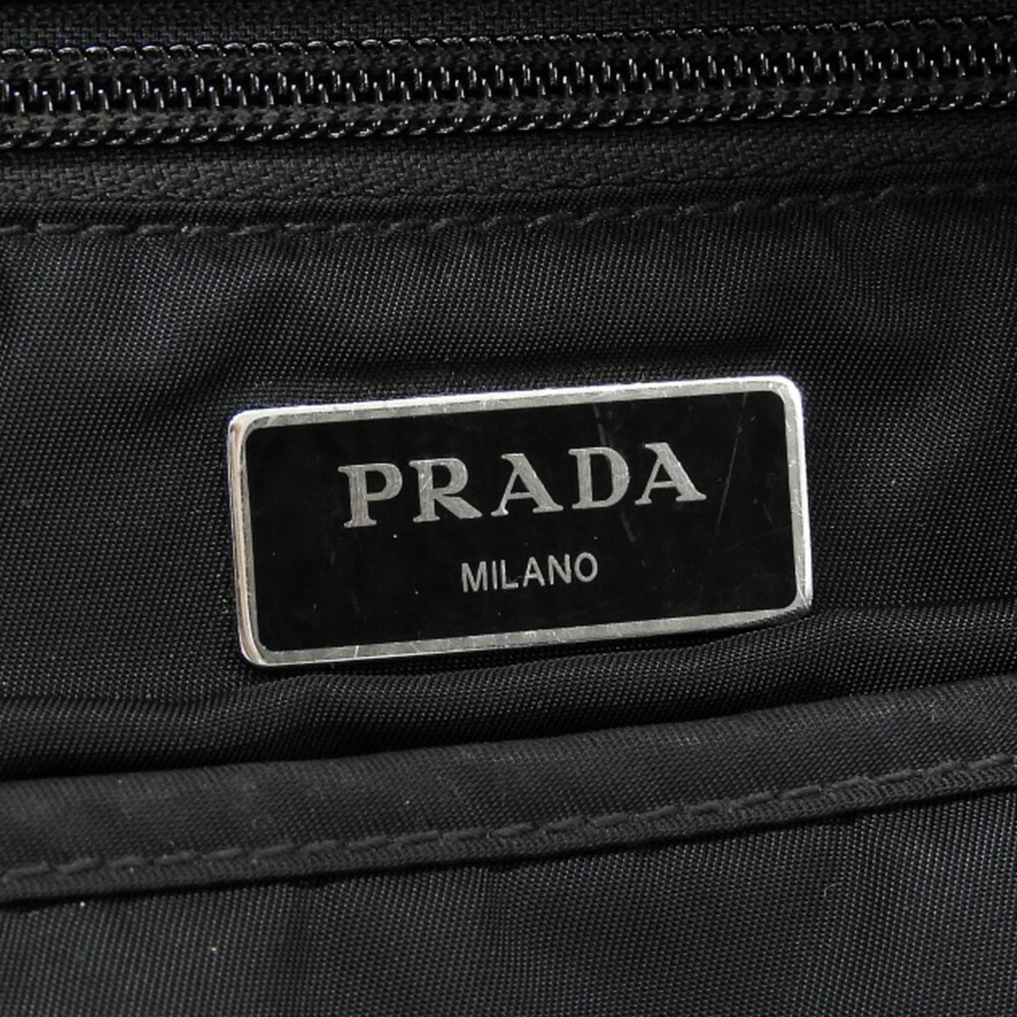 Prada Black Nylon Backpack (Pre-Owned)