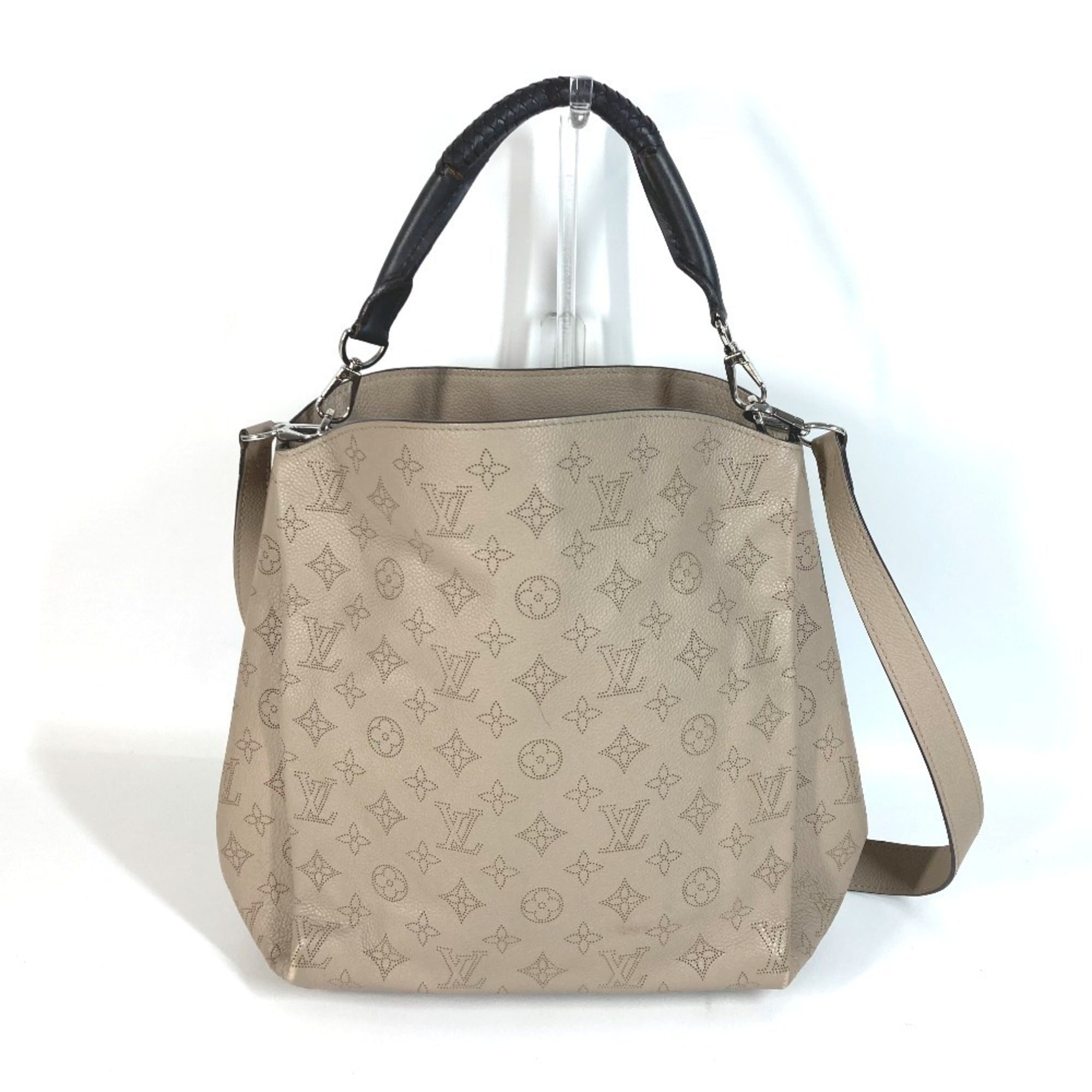 Louis Vuitton Beige Monogram Shoulder Bag Tote Bag (Pre-Owned)