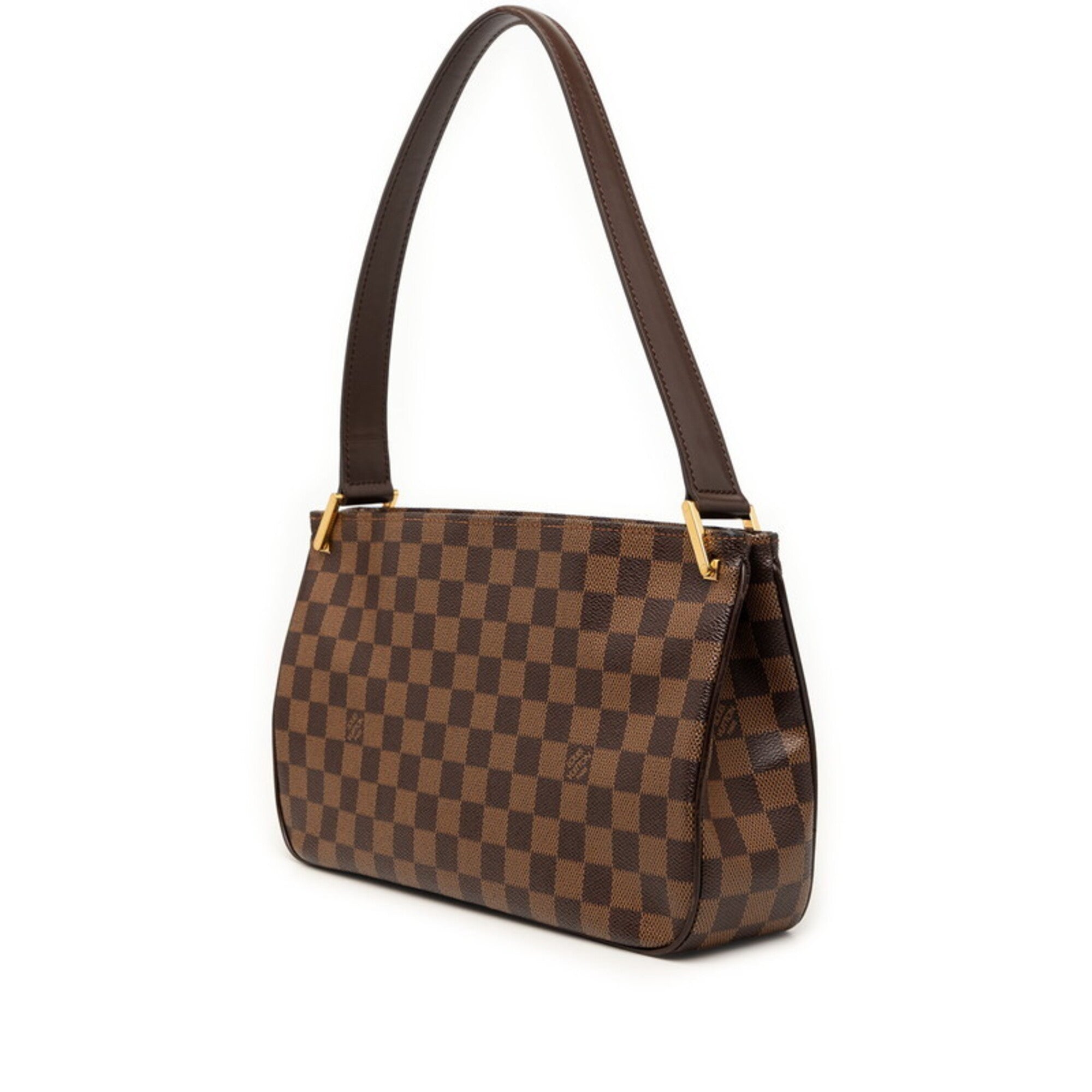 Louis Vuitton Brown Pvc Leather Handbag Shoulder Bag (Pre-Owned)