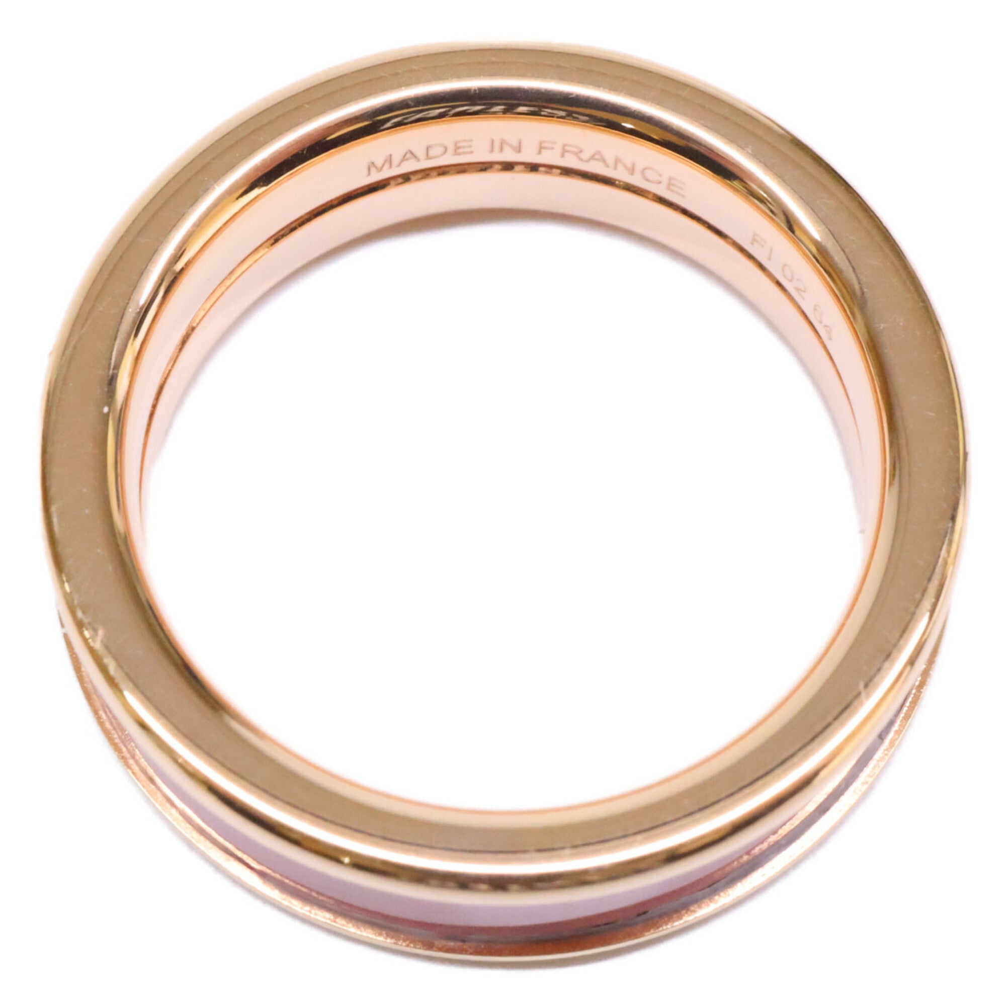 Hermes Rose Gold Metal Band Ring (Pre-Owned)