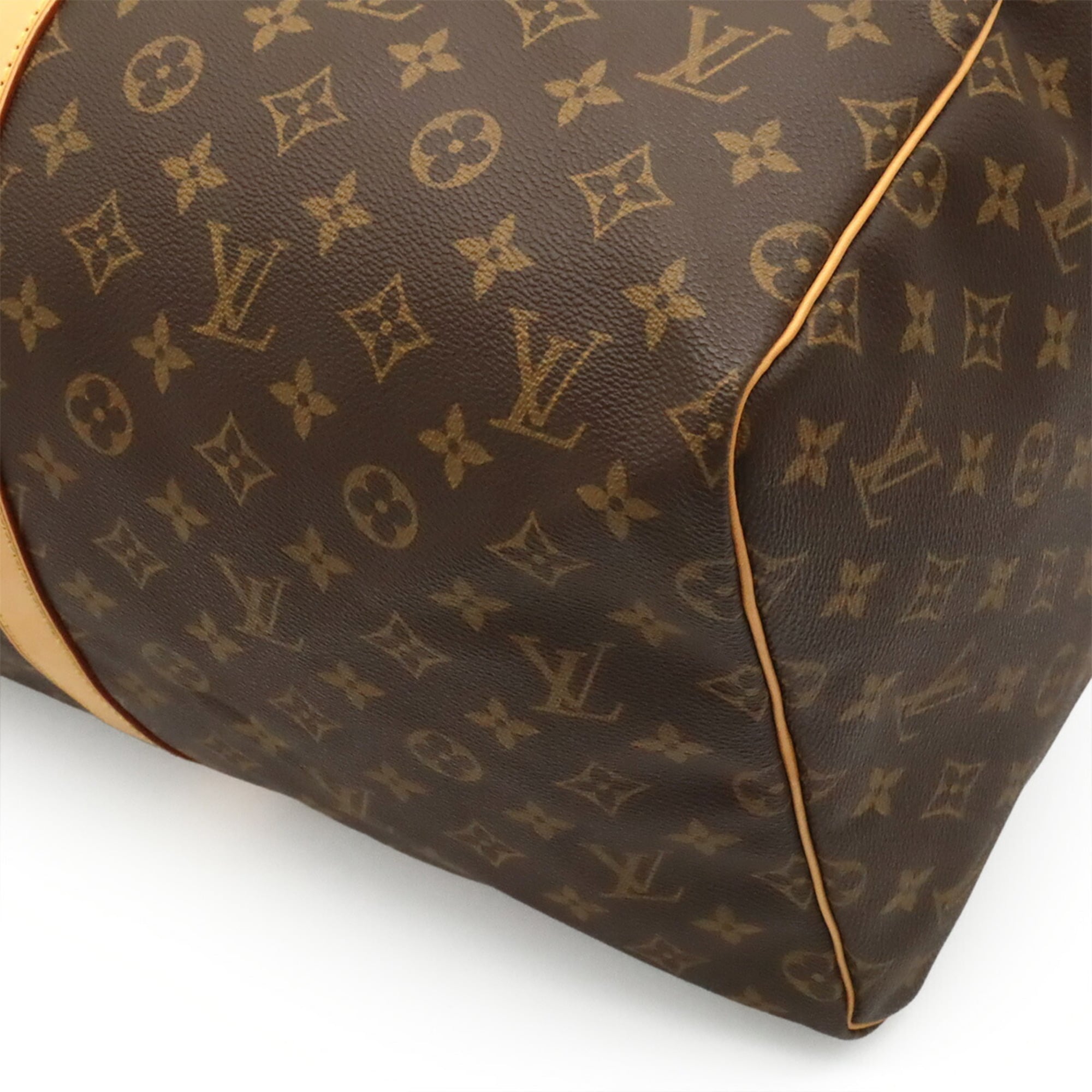 Louis Vuitton Brown Monogram Canvas Boston Bag Handbag (Pre-Owned)