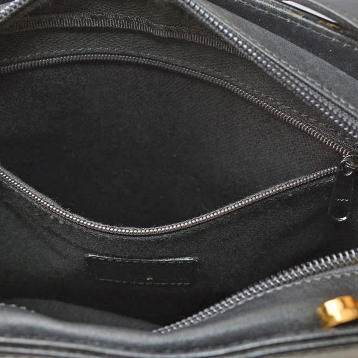 Loewe Black Canvas Leather Shoulder Bag (Pre-Owned)