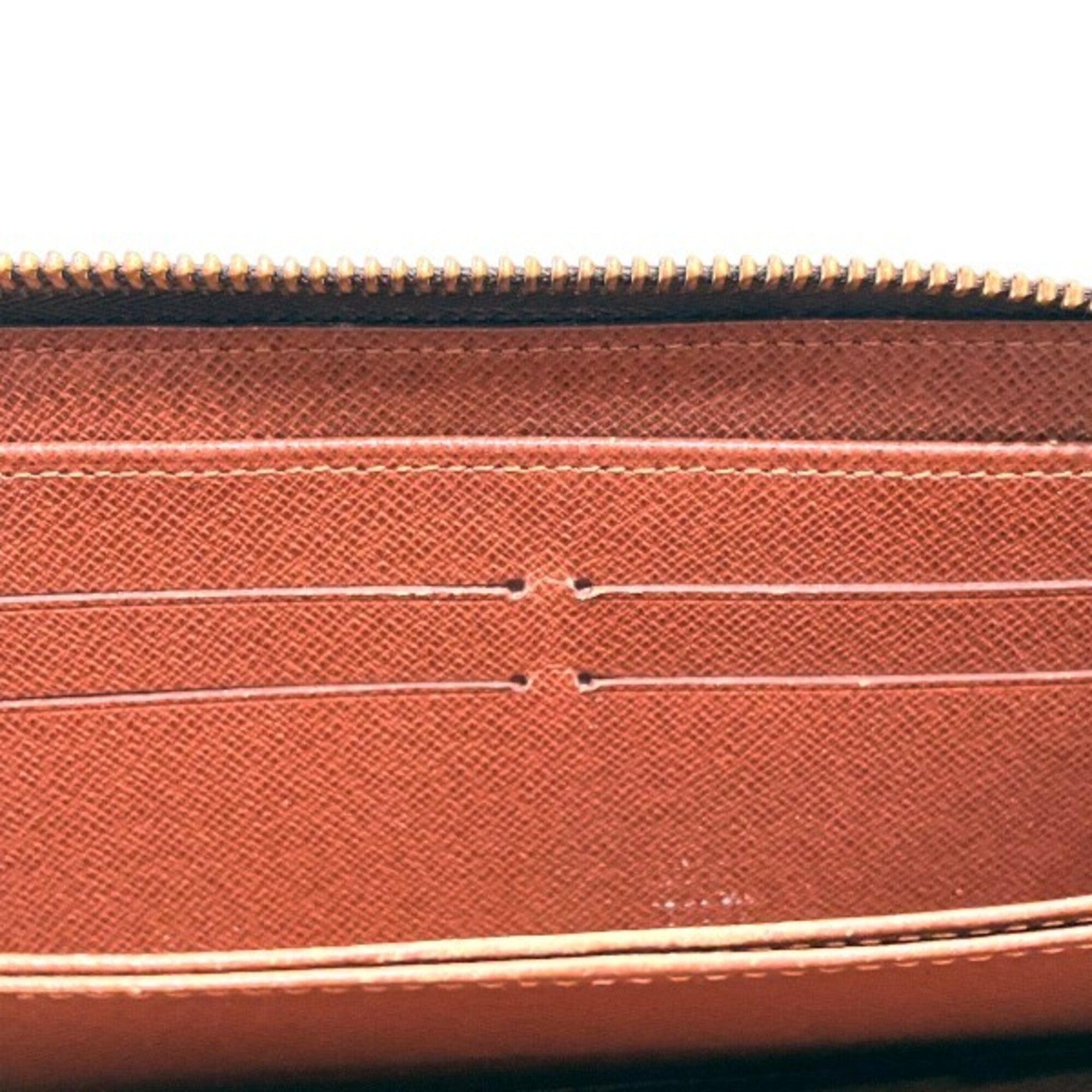 Louis Vuitton Brown Monogram Long Wallet (Bi-Fold) (Pre-Owned)