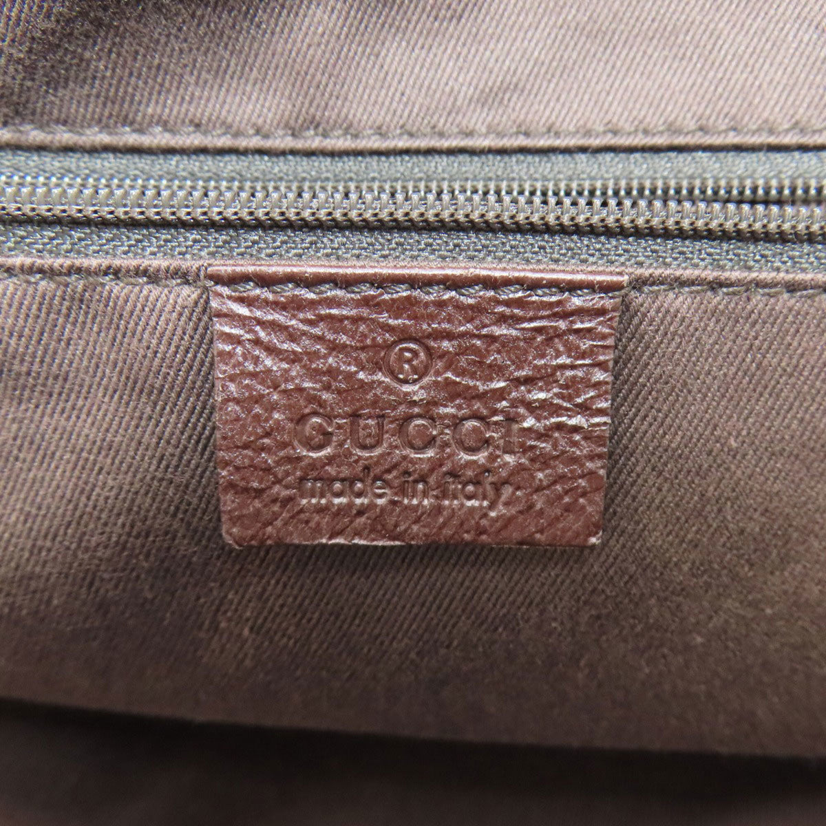 Gucci Brown Canvas Tote Bag (Pre-Owned)