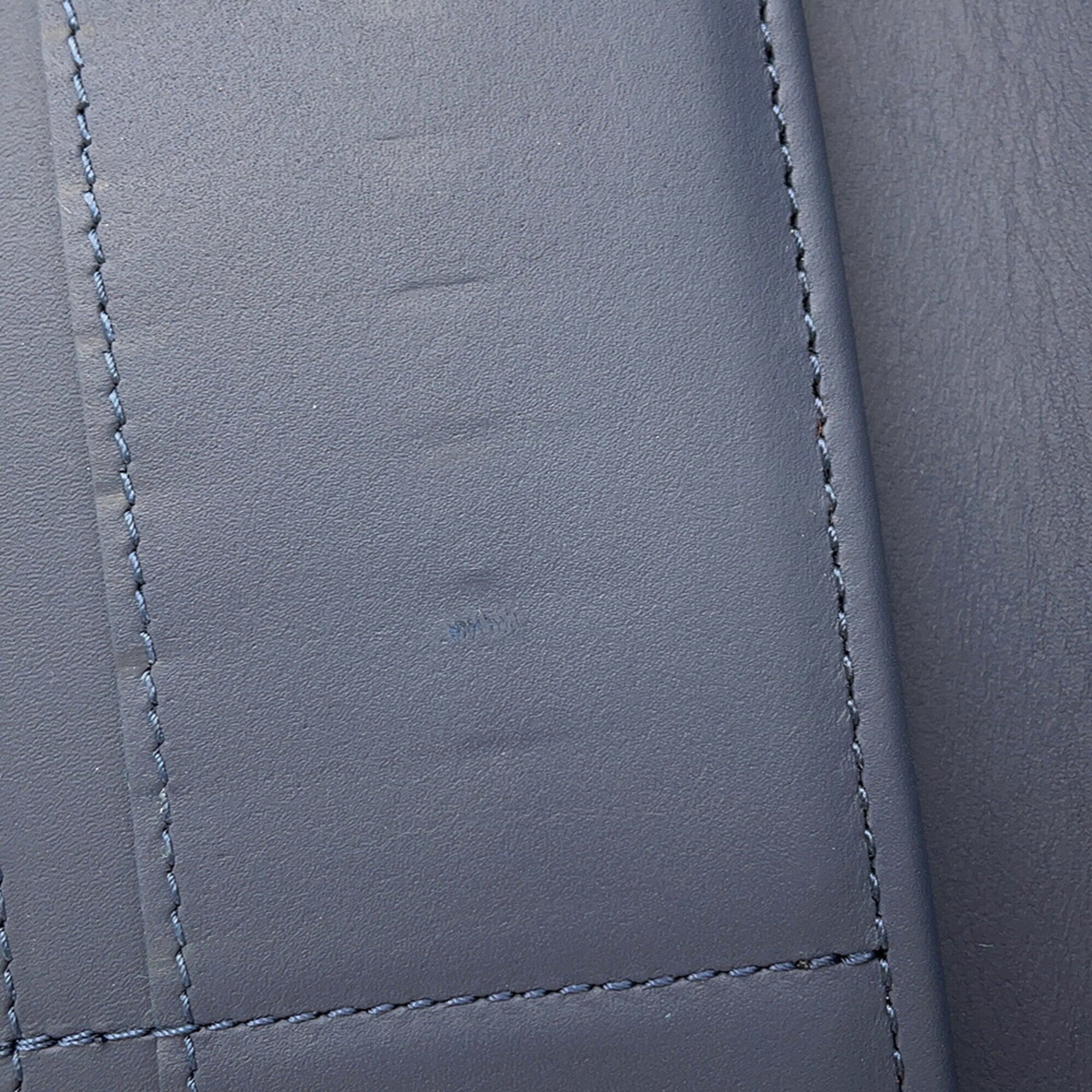 Louis Vuitton Monogram Shadow Navy Monogram Shadow Long Wallet (Bi-Fold) (Pre-Owned)