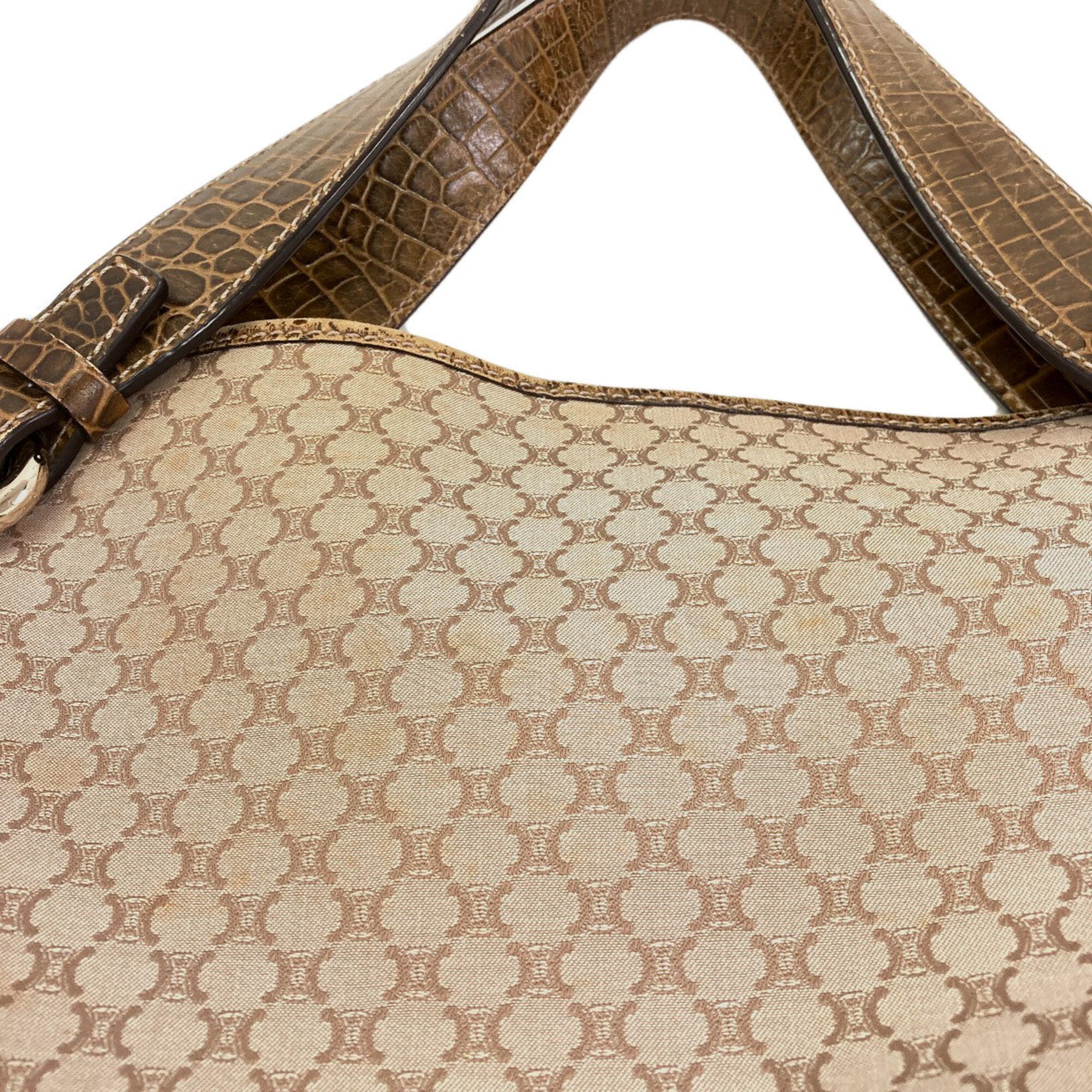 Celine Beige Canvas Tote Bag (Pre-Owned)