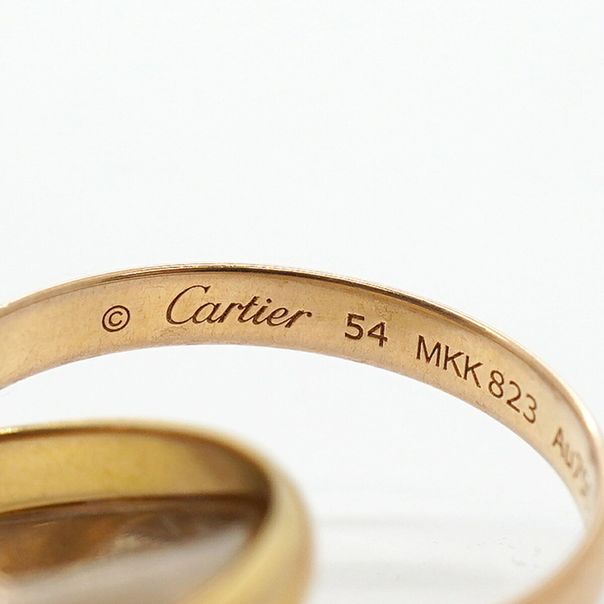 Cartier Yellow Gold (18K) Pink Gold (18K) White Gold (18K) Band Ring (Pre-Owned)