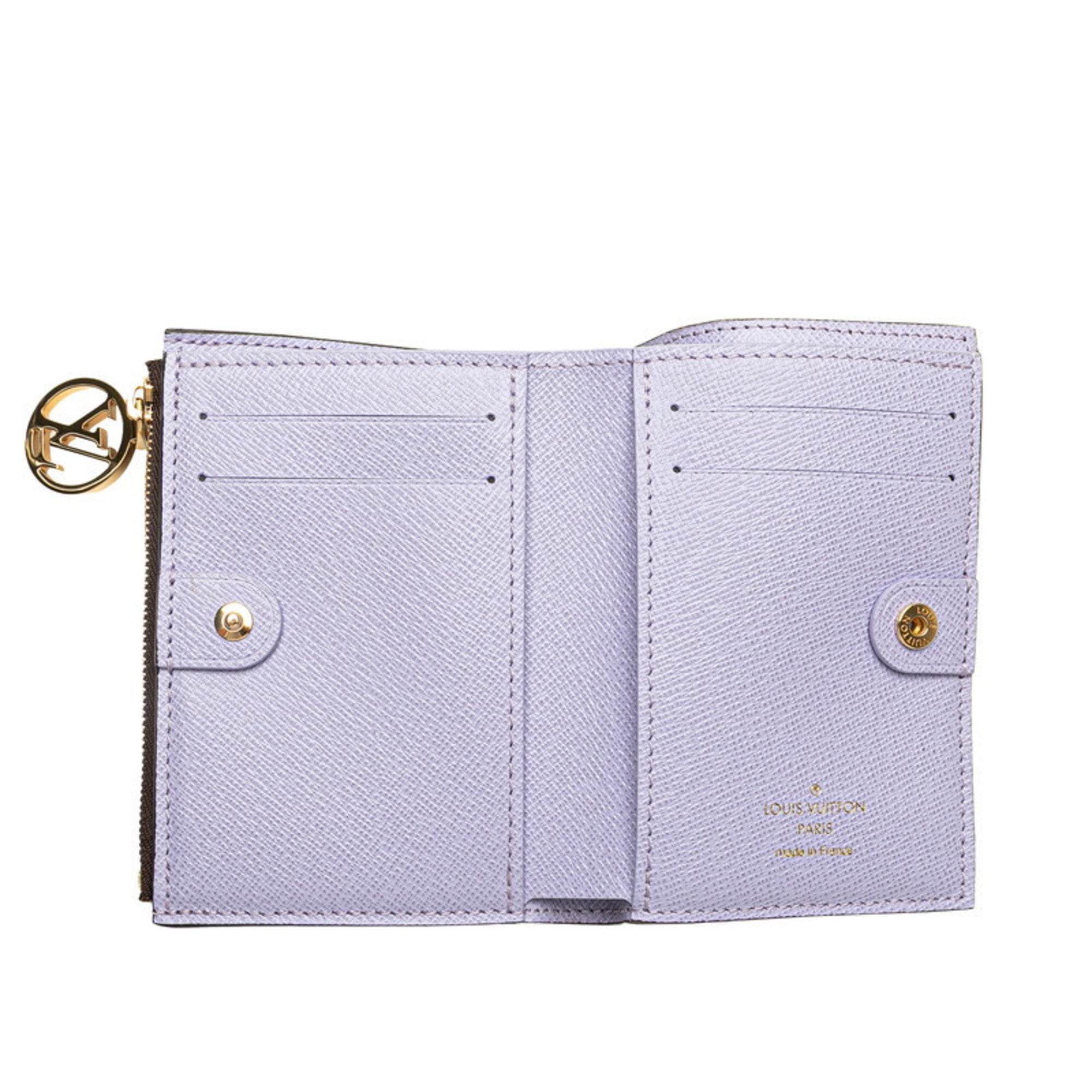 Louis Vuitton Monogram Brown Pvc Leather Wallet (Bi-Fold) (Pre-Owned)