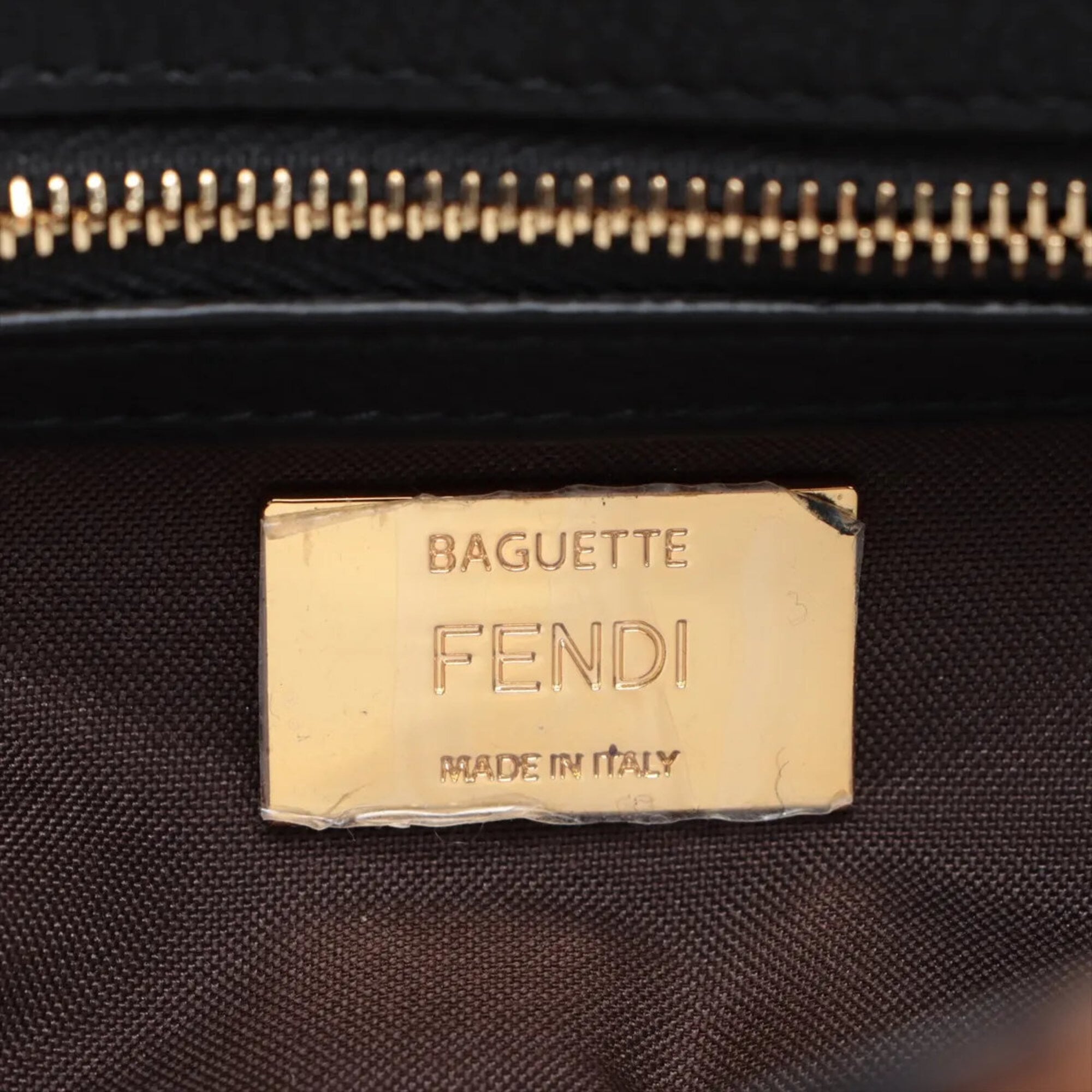 Fendi Brown Leather Shoulder Bag (Pre-Owned)