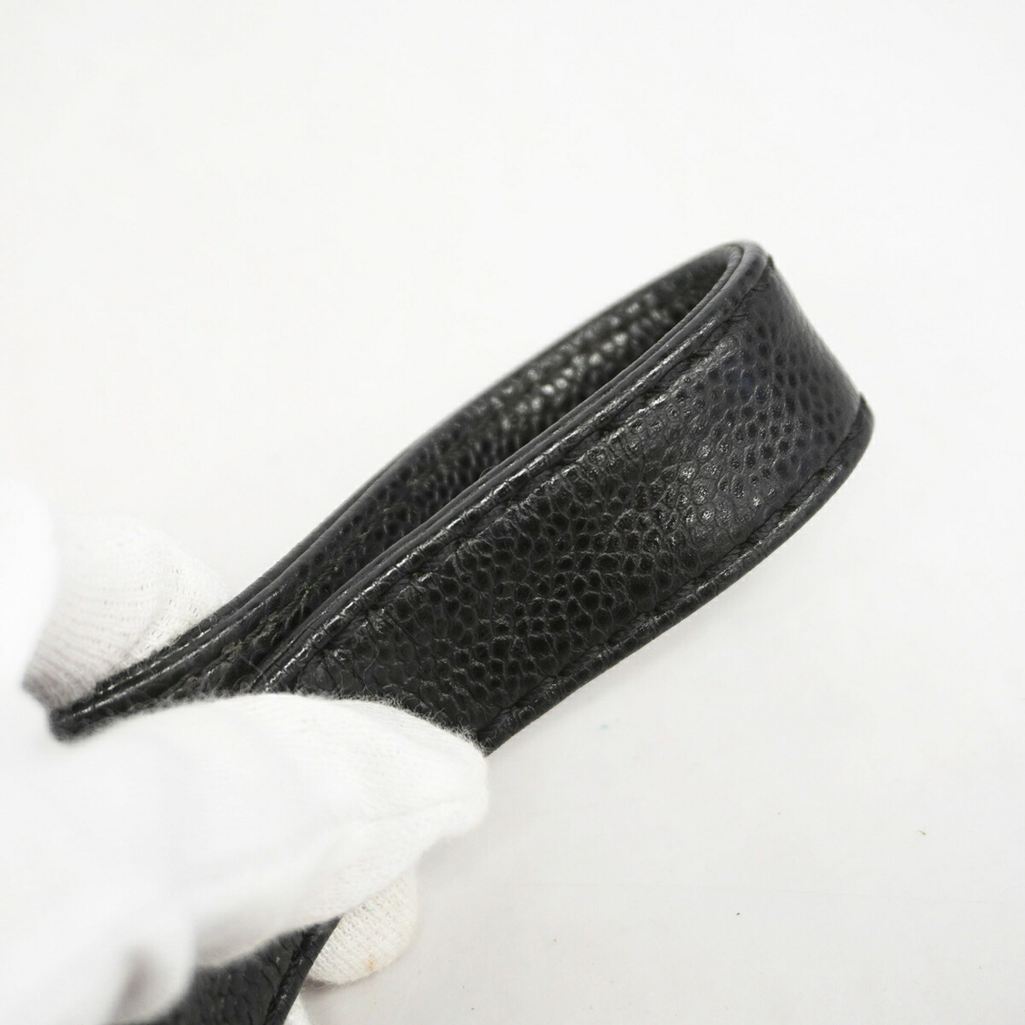 Chanel Black Grained Calfskin Tote Bag (Pre-Owned)