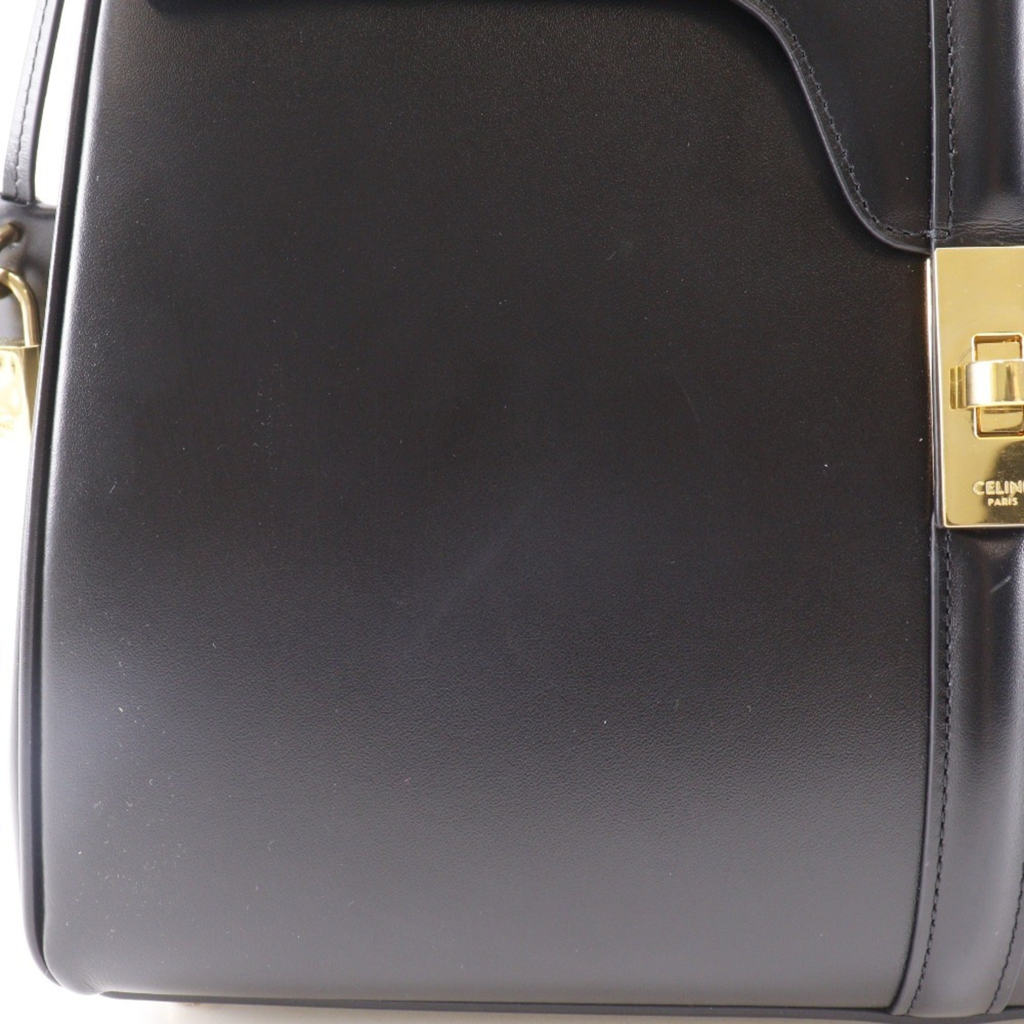 Celine Black Leather Handbag (Pre-Owned)