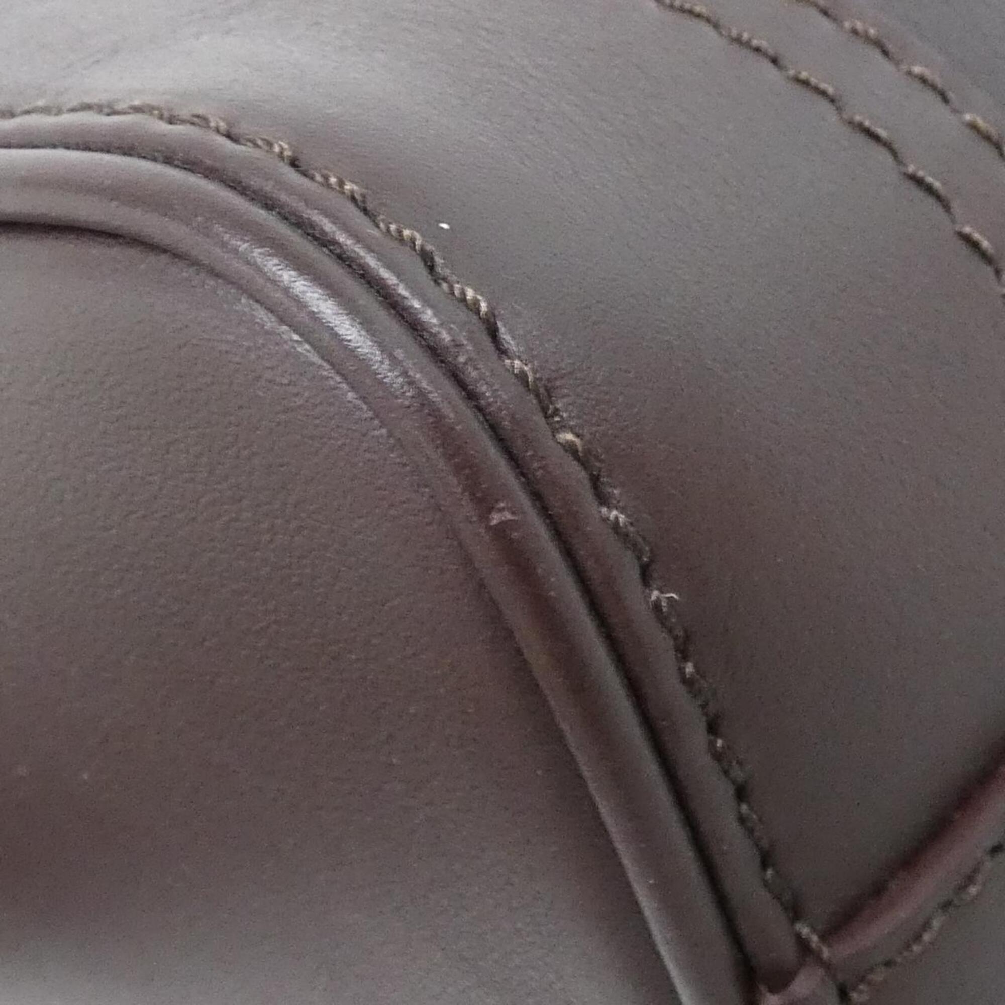 Louis Vuitton Brown Leather Handbag (Pre-Owned)
