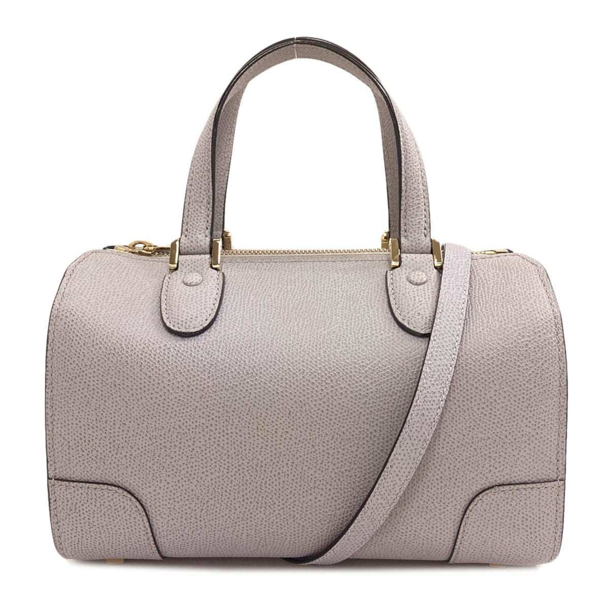 Valextra Light Gray Leather Handbag (Pre-Owned)