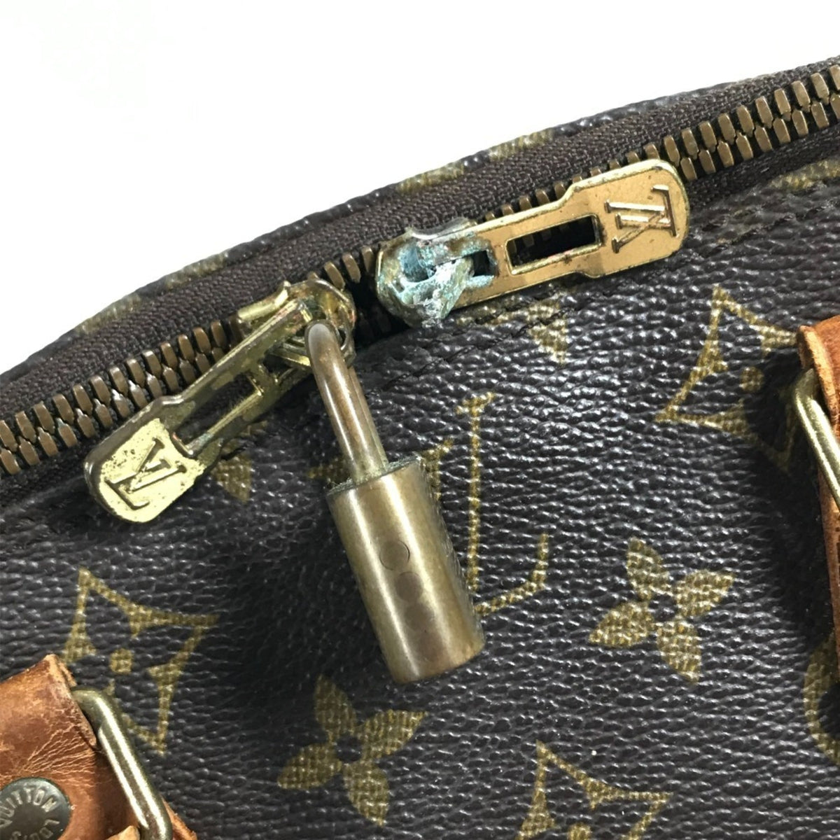Louis Vuitton Brown Monogram Canvas Handbag Tote Bag (Pre-Owned)