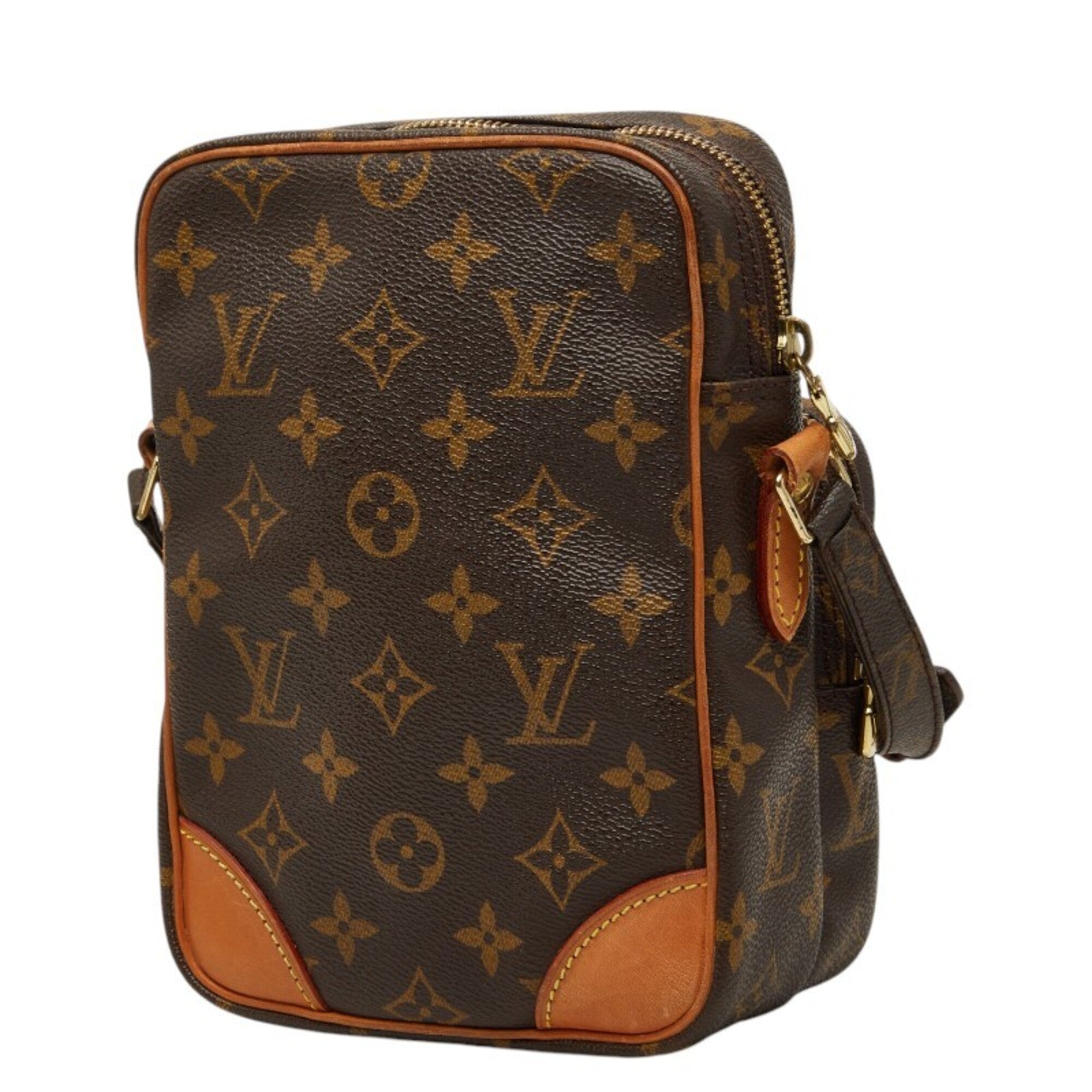 Louis Vuitton Brown Pvc Leather Shoulder Bag (Pre-Owned)