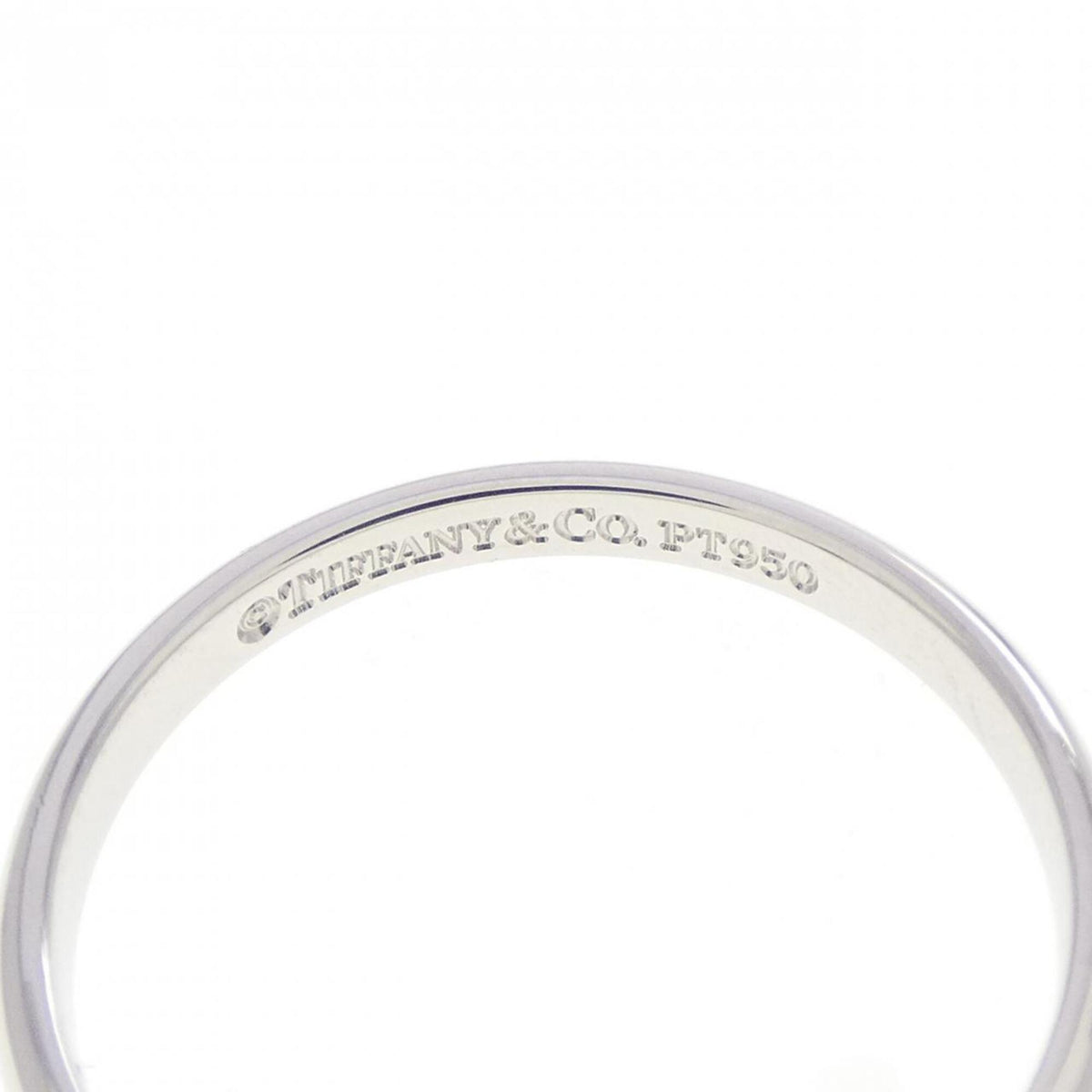 Tiffany Platinum 950 Band Ring (Pre-Owned)