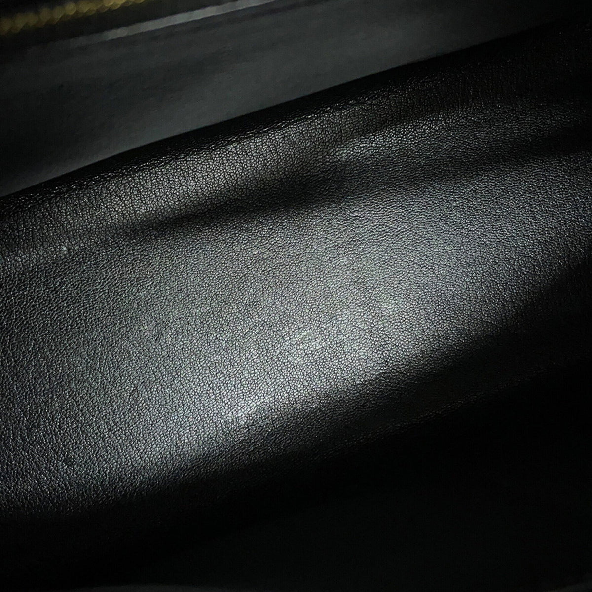 Hermes Kelly Black Box Calf Leather Handbag (Pre-Owned)