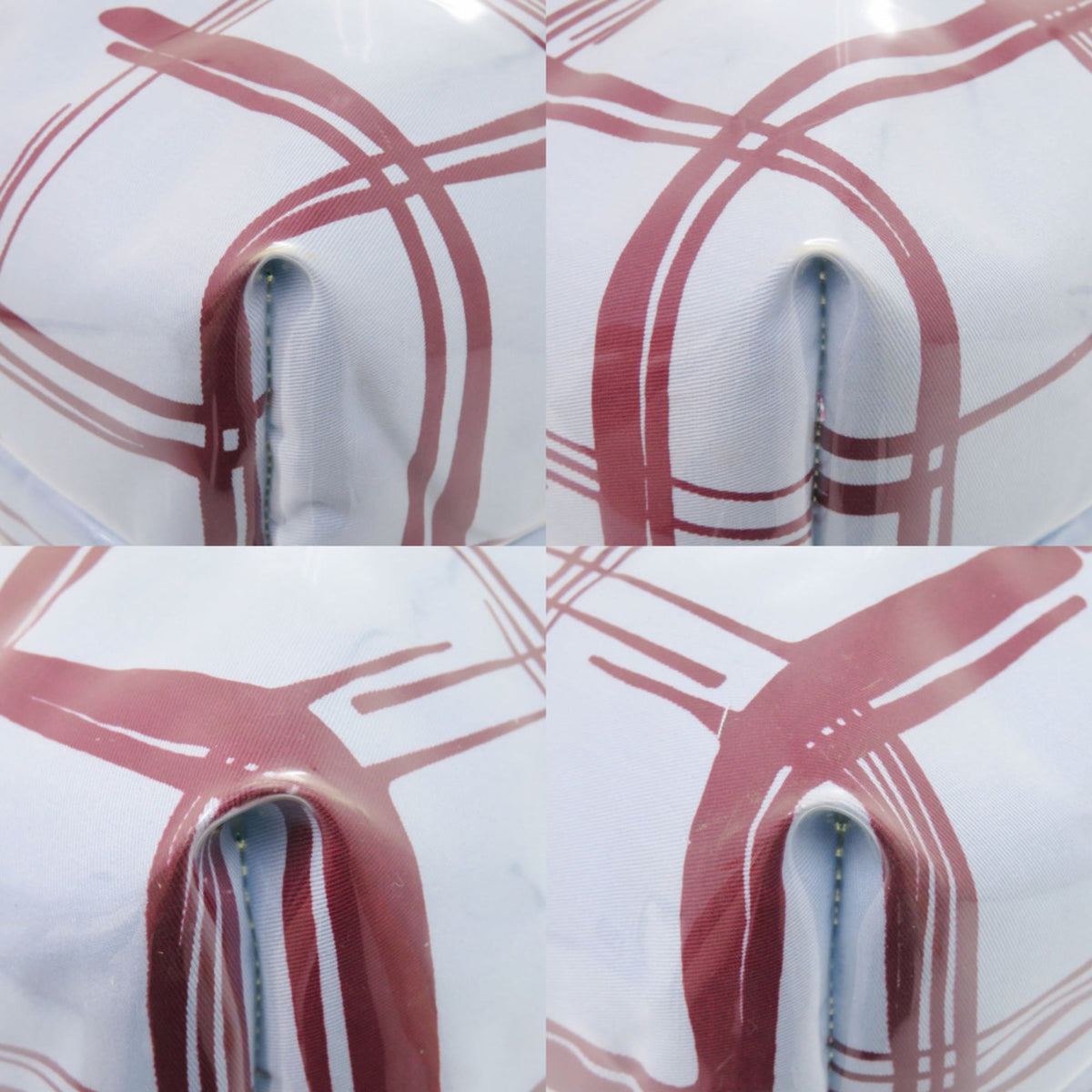 Marni Light Blue Red Color Polyester Cotton Tote Bag (Pre-Owned)
