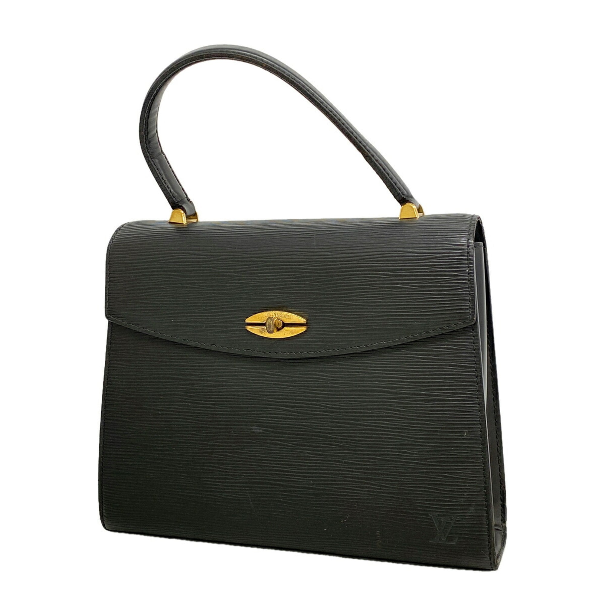 Louis Vuitton Noir Handbag (Pre-Owned)
