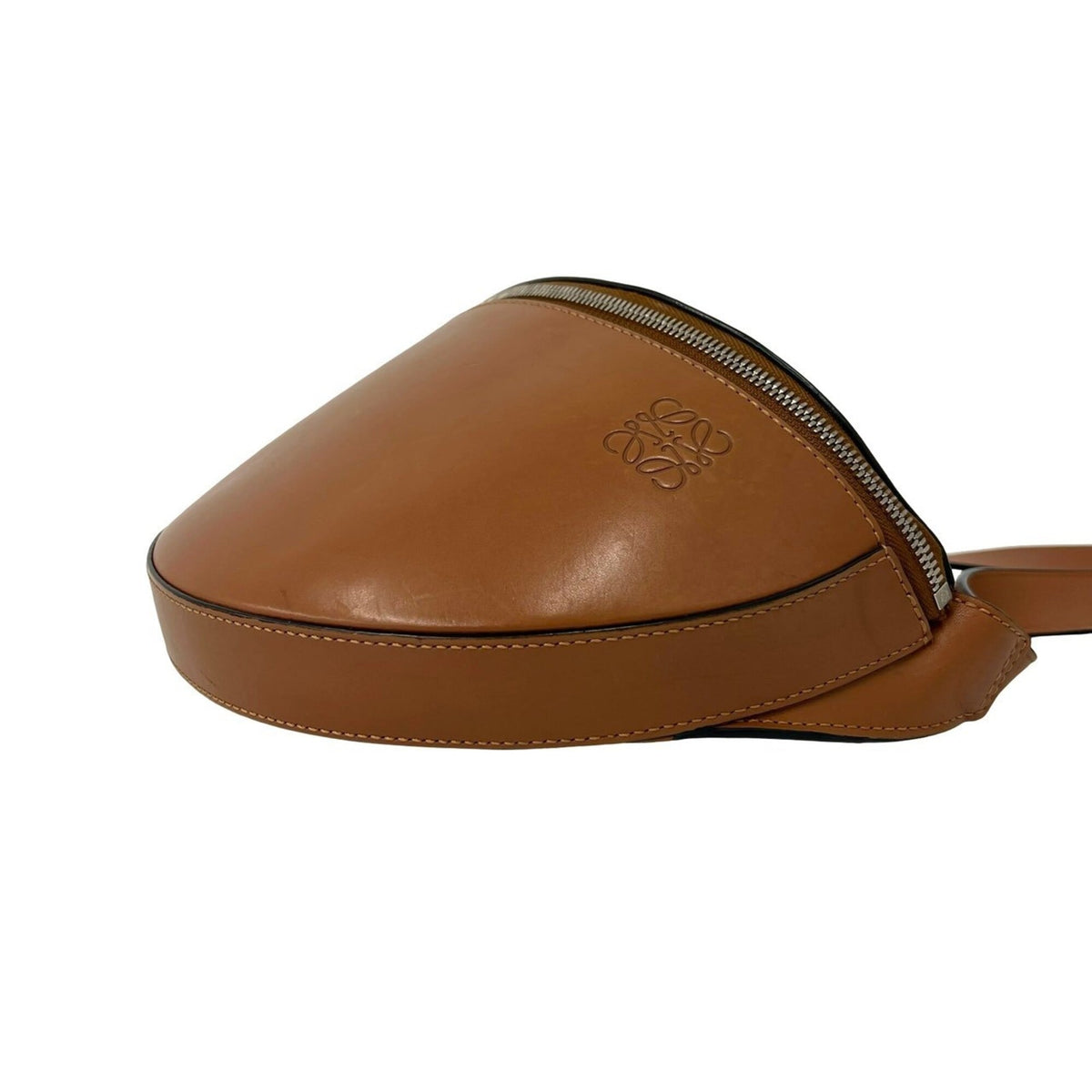 Loewe Brown Leather Pochette Shoulder Bag Sling Bag (Pre-Owned)
