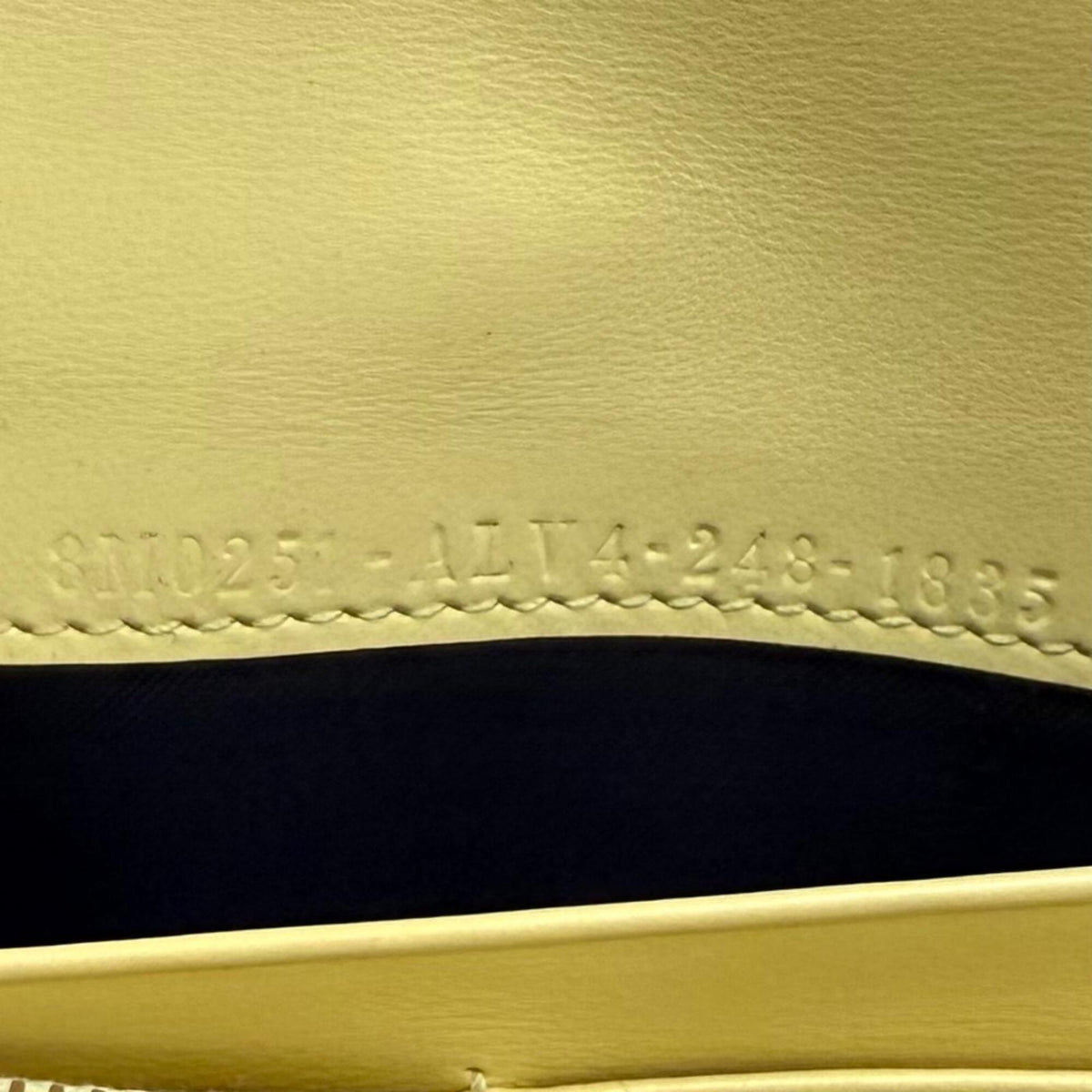 Fendi Yellow Leather Long Wallet (Bi-Fold) (Pre-Owned)