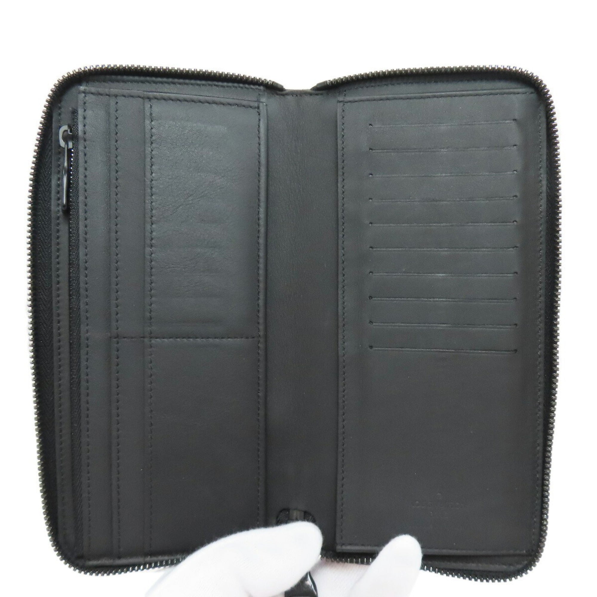 Louis Vuitton Empreinte Black Monogram Empreinte Long Wallet (Bi-Fold) (Pre-Owned)