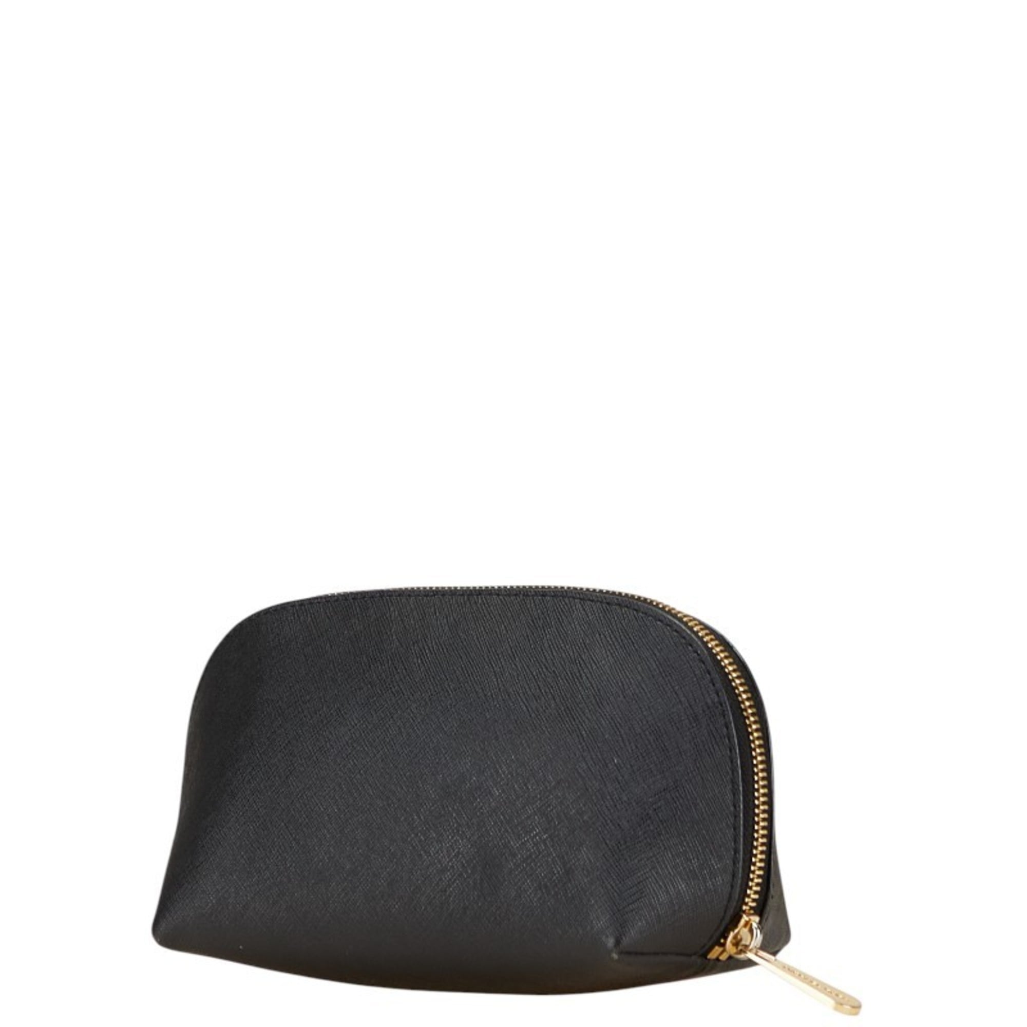 Michael Kors Black Leather Pouch (Pre-Owned)