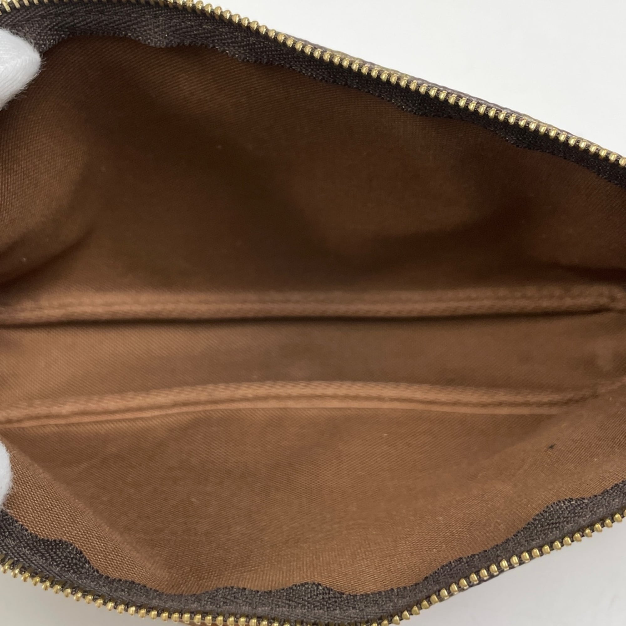 Louis Vuitton Monogram Brown Monogram Pochette Pouch (Pre-Owned)