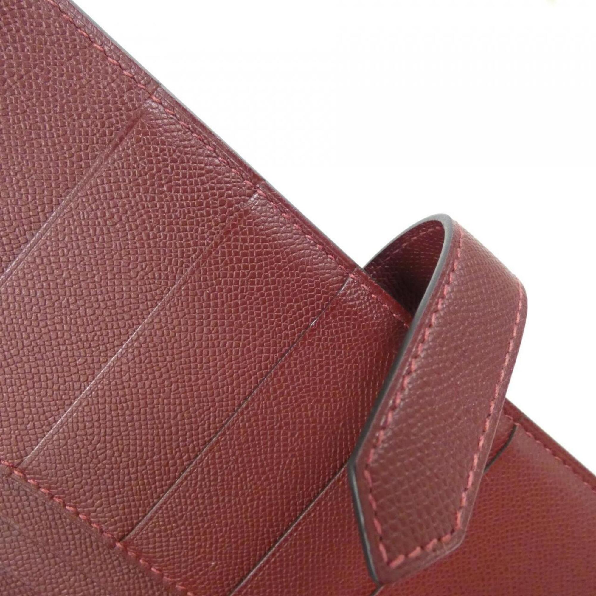 Hermes Rouge H Soufre Long Wallet (Bi-Fold) (Pre-Owned)