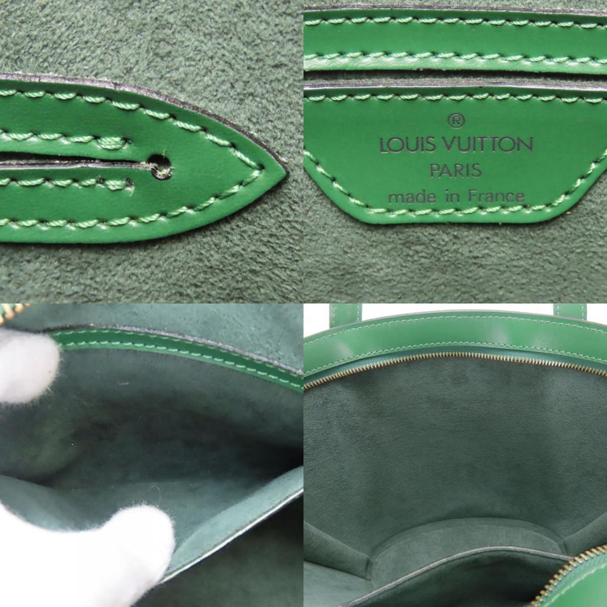 Louis Vuitton Borneo Green Epi Leather Handbag (Pre-Owned)