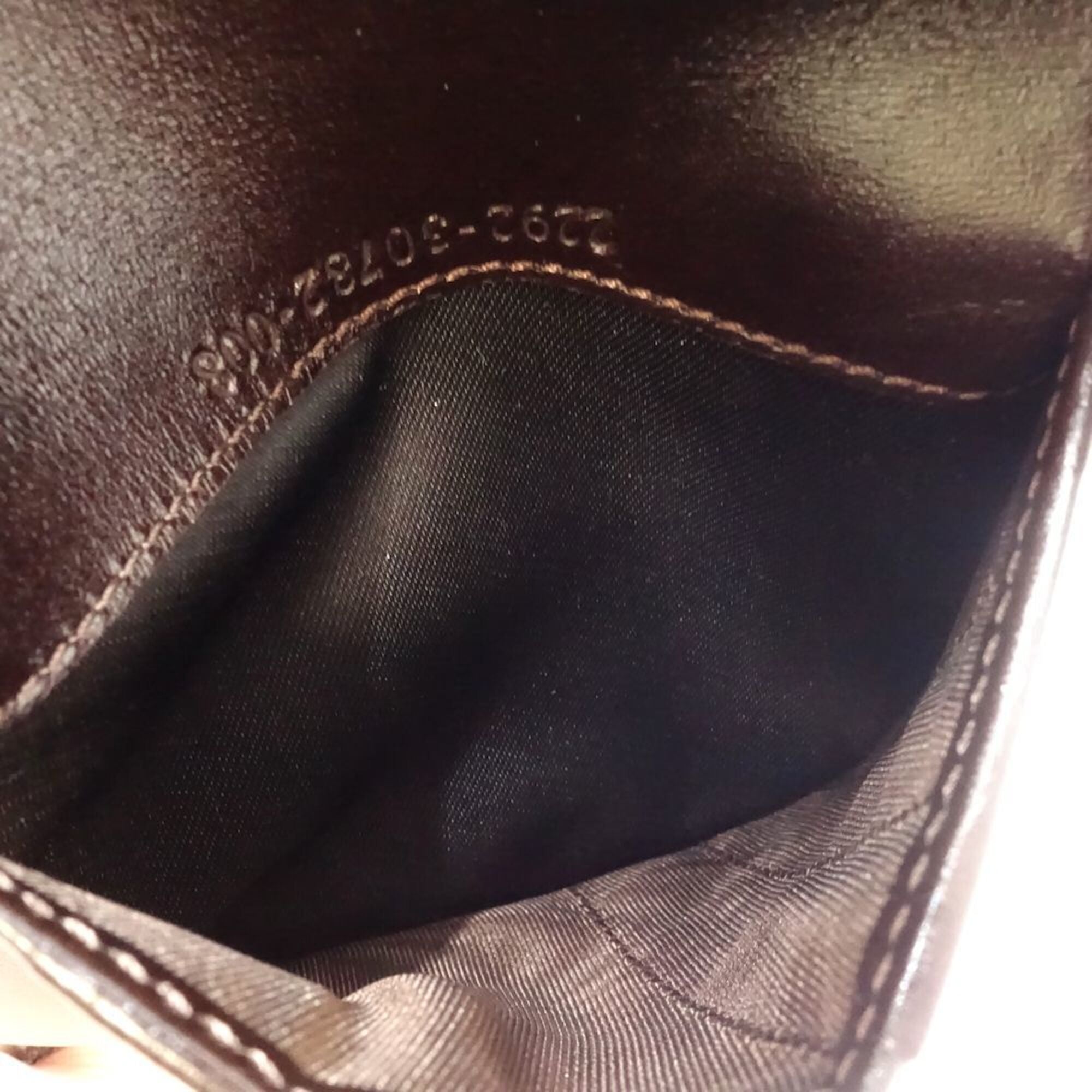 Fendi Zucca Brown Canvas Leather Wallet (Bi-Fold) (Pre-Owned)