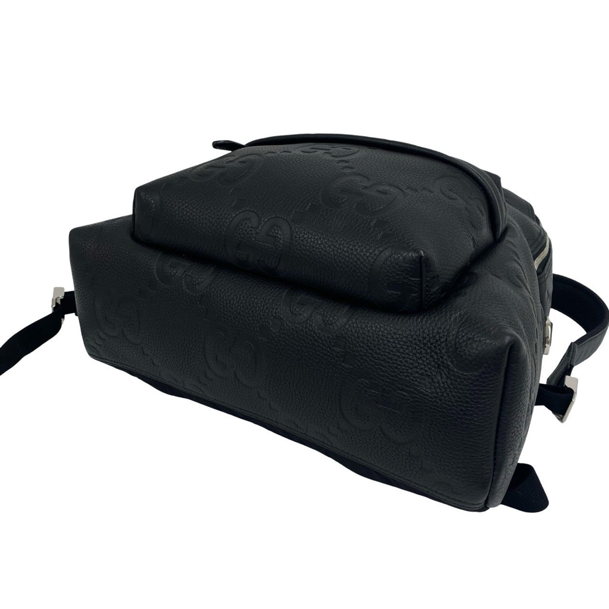 Gucci Black Leather Backpack (Pre-Owned)