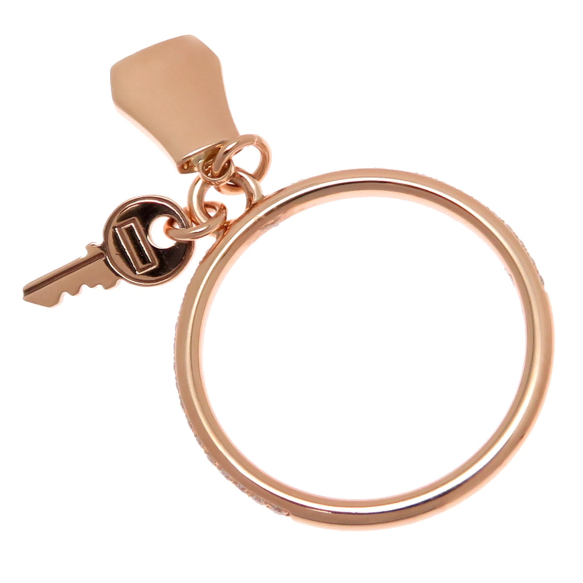 Hermes Pink Gold (18K) Band Ring (Pre-Owned)