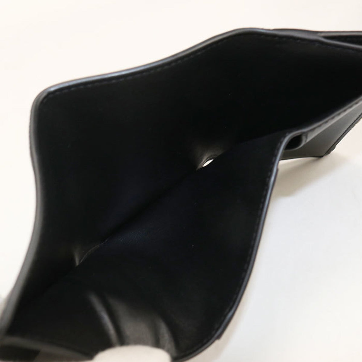 Celine Black Leather Wallet (Tri-Fold) (Pre-Owned)