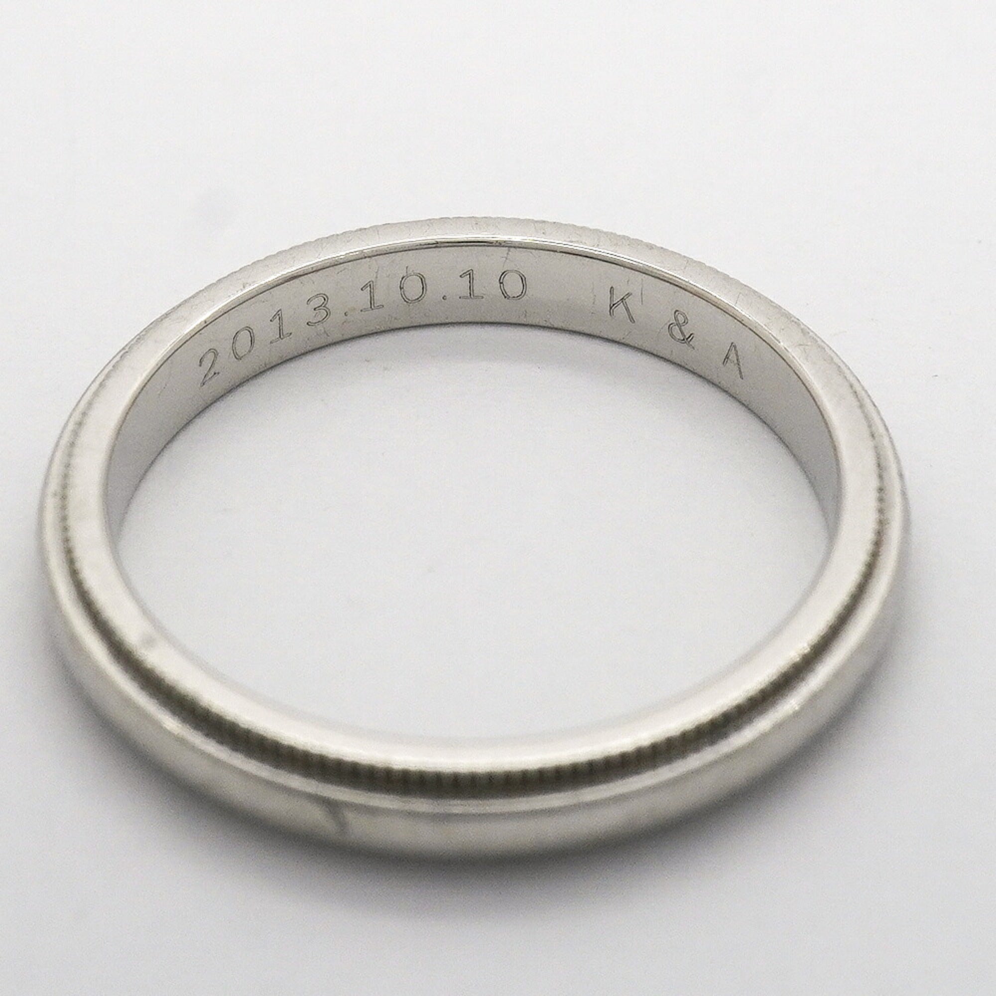 Tiffany Platinum 950 Band Ring (Pre-Owned)