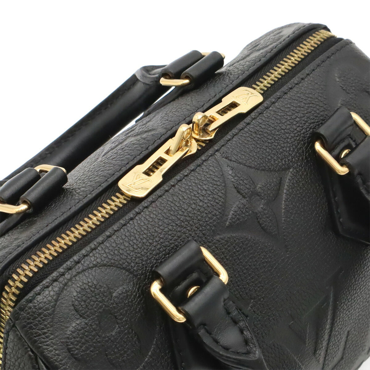Louis Vuitton Black Noir Leather Handbag Shoulder Bag (Pre-Owned)